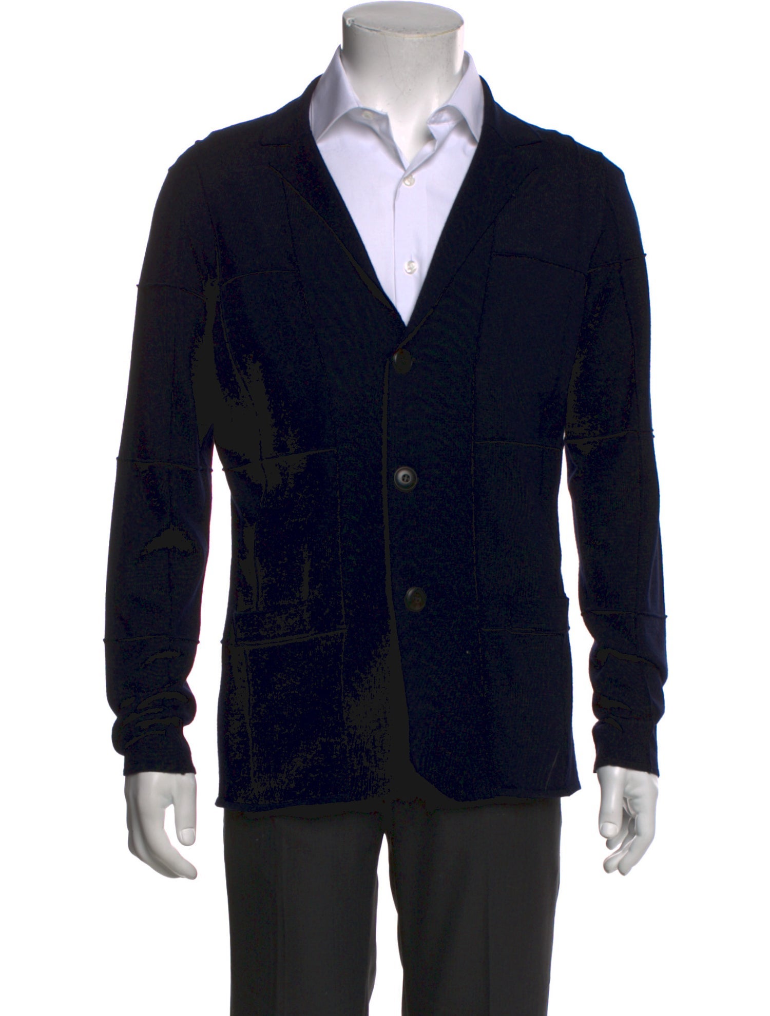 Giorgio Armani V-Neck Long Sleeve Cardigan