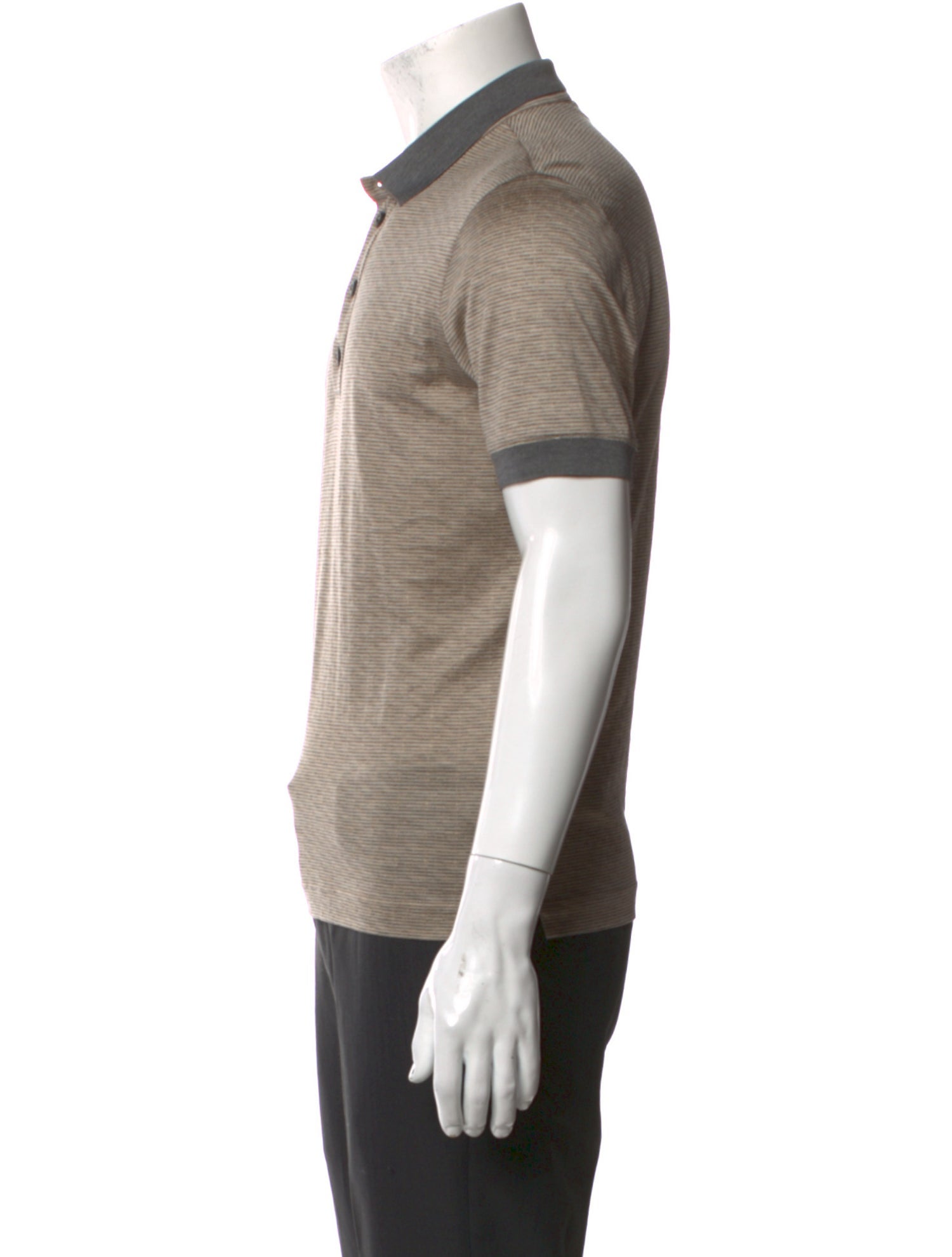 Giorgio Armani Collar Short Sleeve Polo Shirt