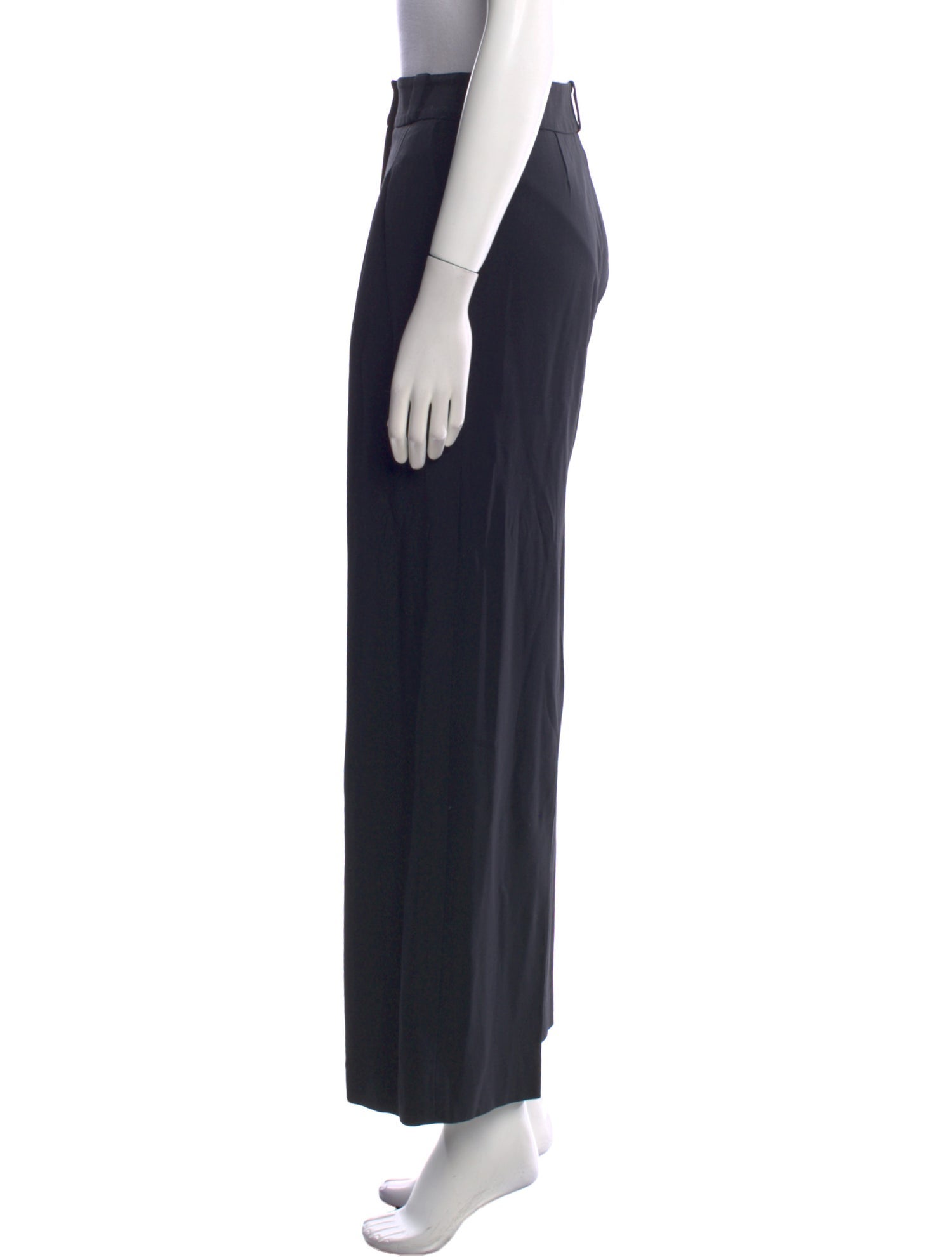 Giorgio Armani Virgin Wool Wide Leg Pants