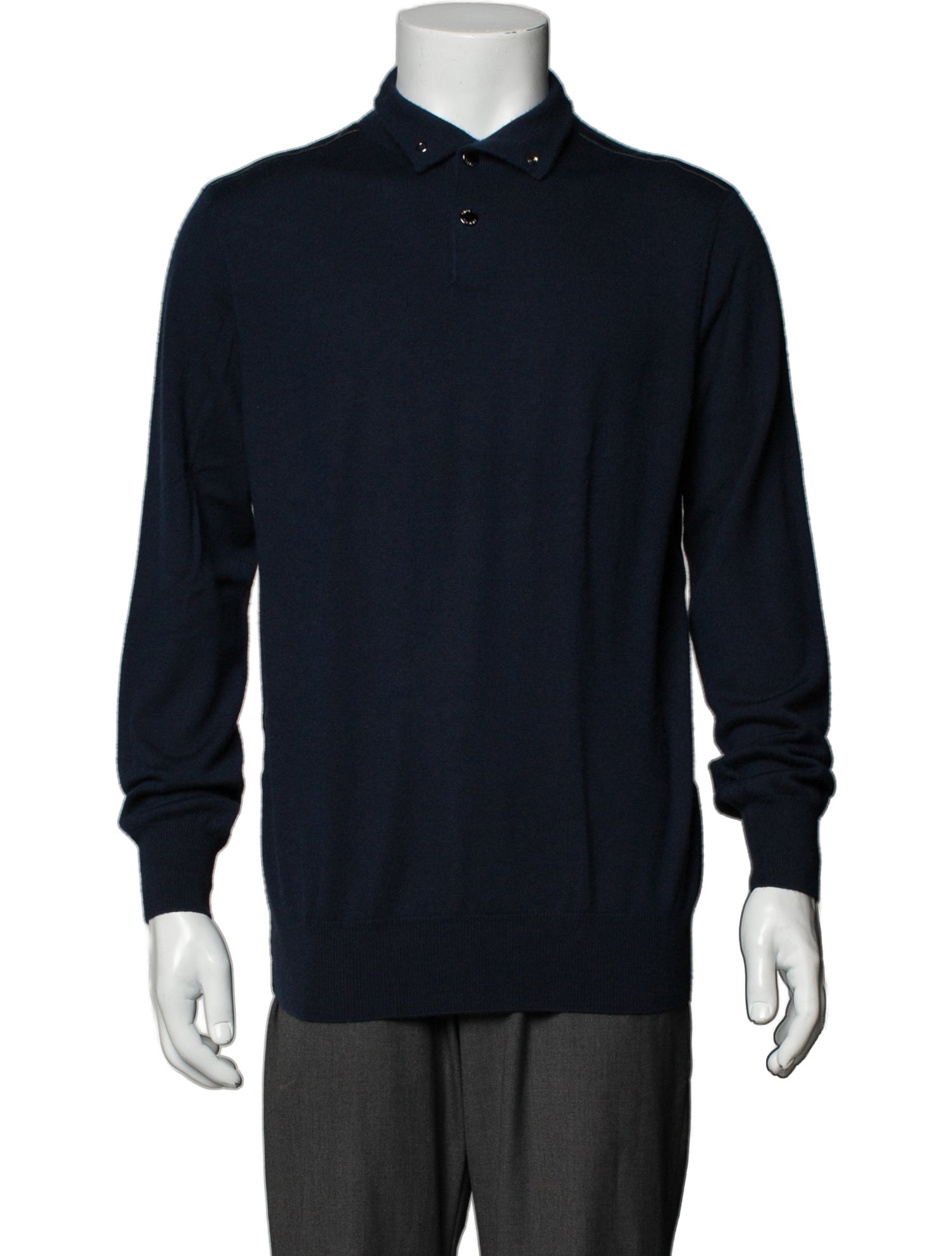 Giorgio Armani Cashmere Collar Polo Sweater