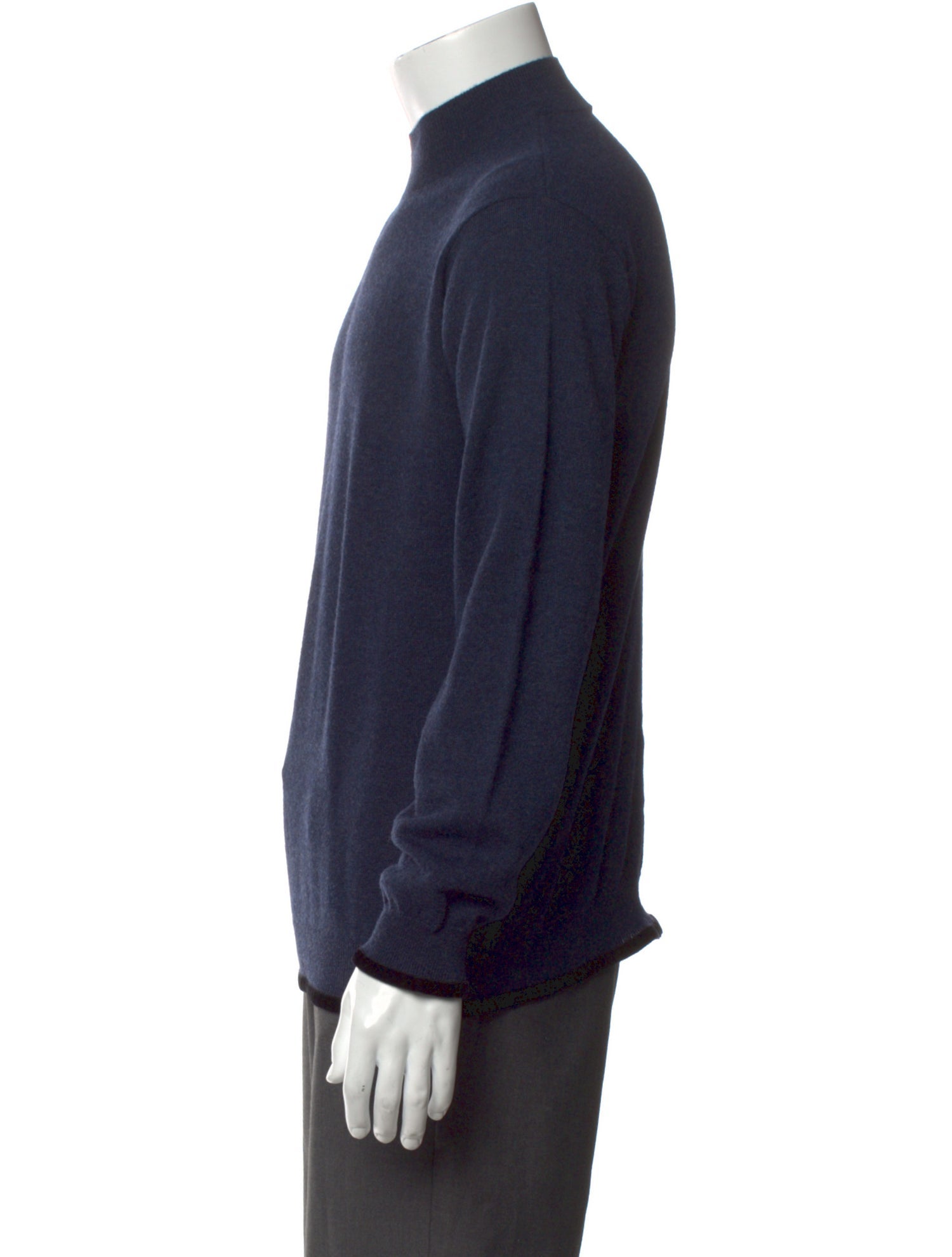 Giorgio Armani Virgin Wool Mock Neck Pullover