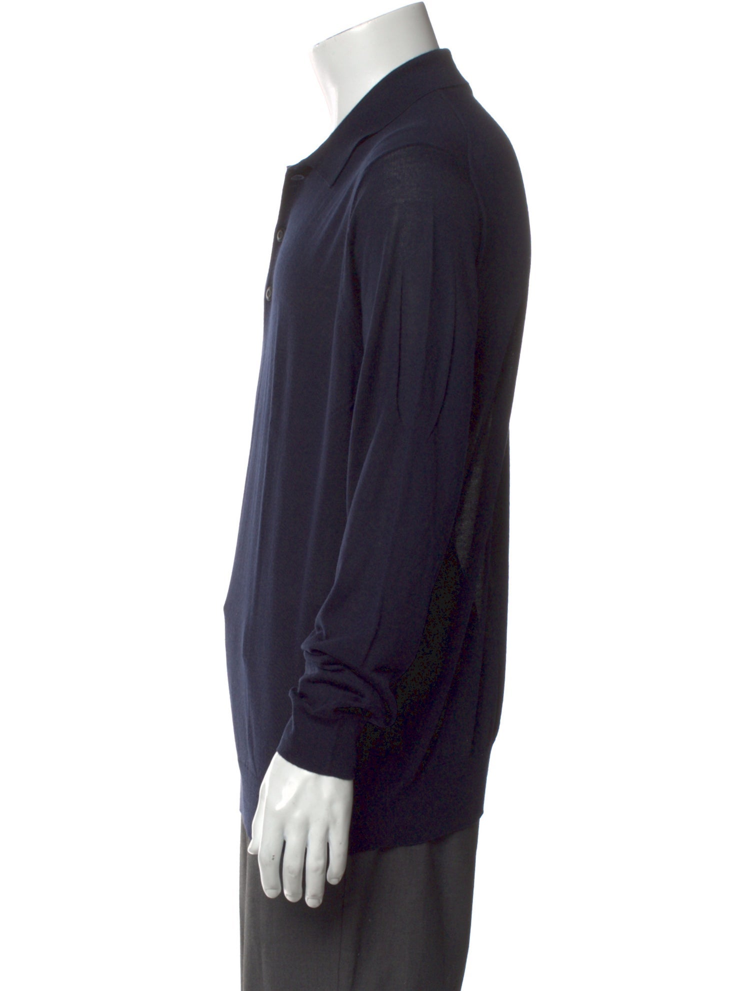 Giorgio Armani Cashmere Collar Polo Shirt