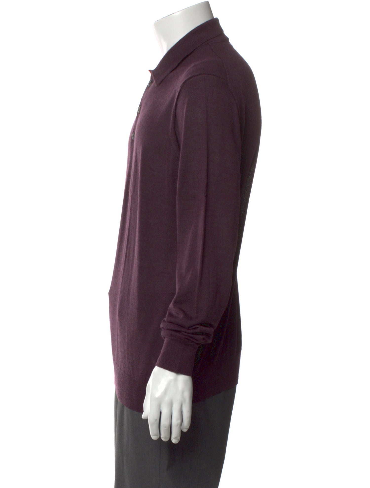 Giorgio Armani Cashmere Collar Polo Shirt