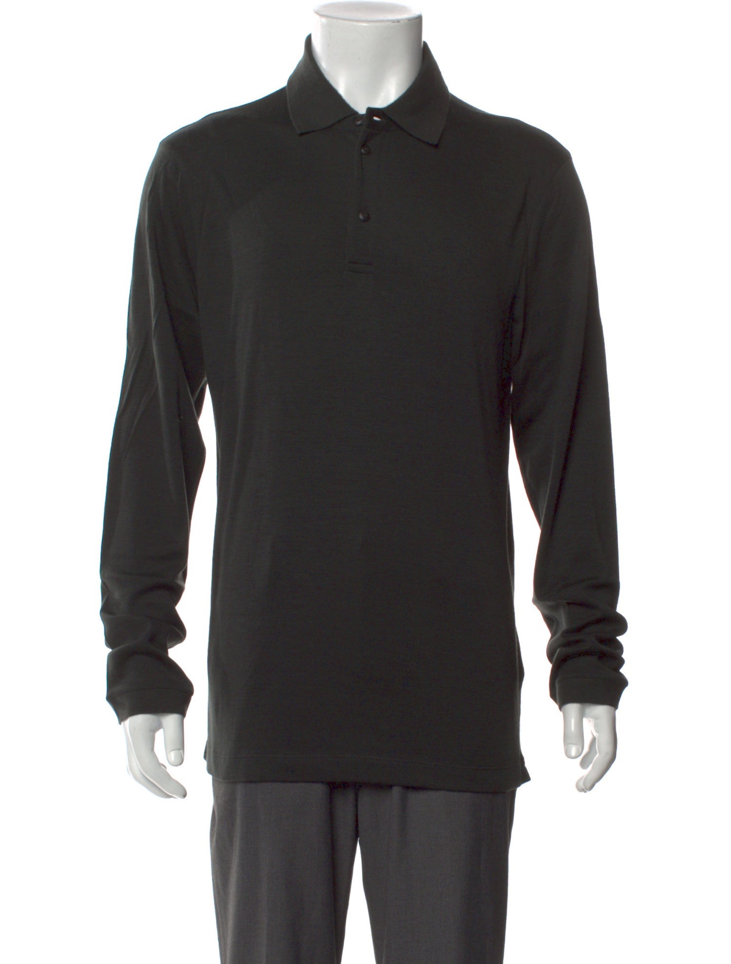 Giorgio Armani Cashmere Collar Polo Shirt