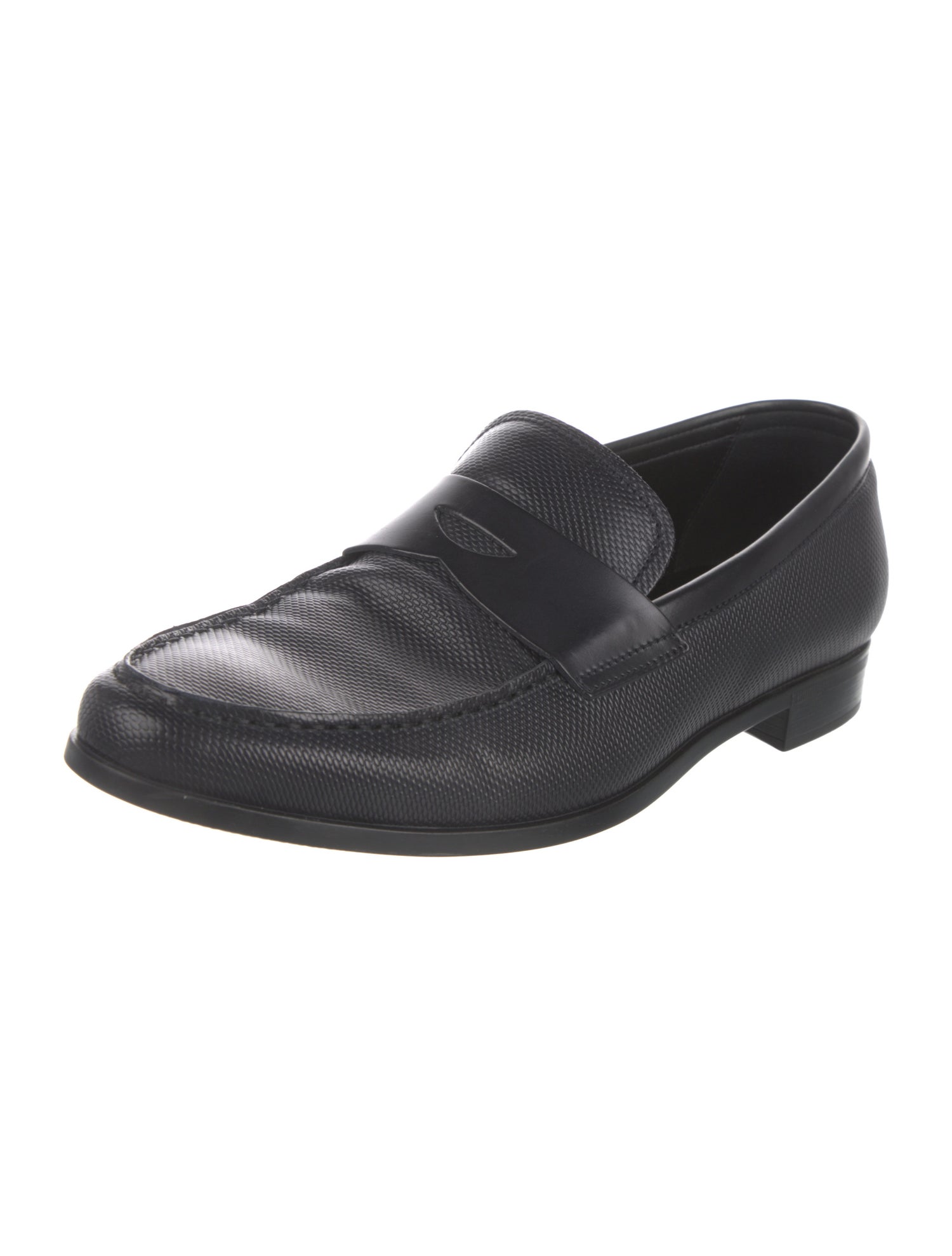 Giorgio Armani Leather Dress Loafers