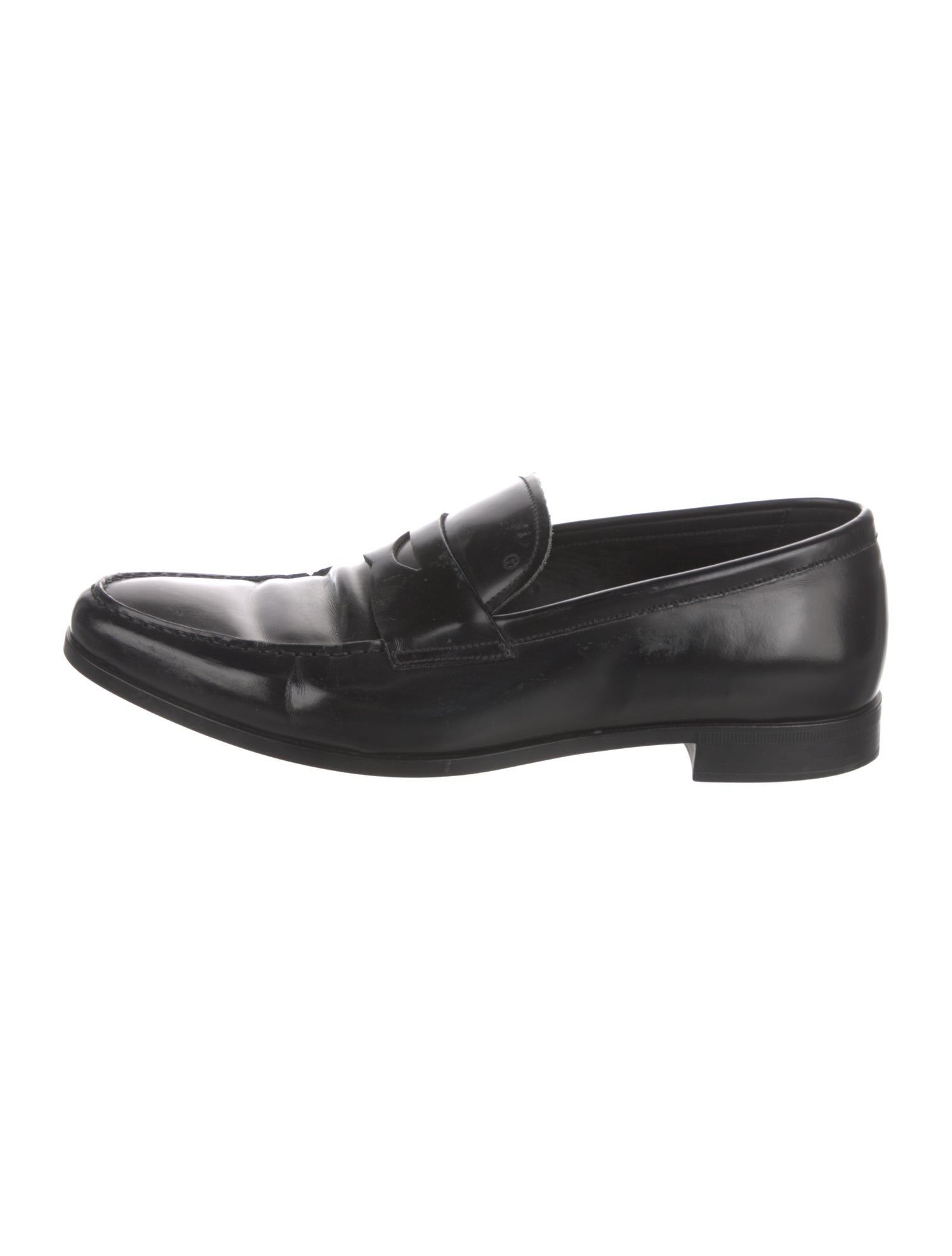 Giorgio Armani Patent Leather Dress Loafers