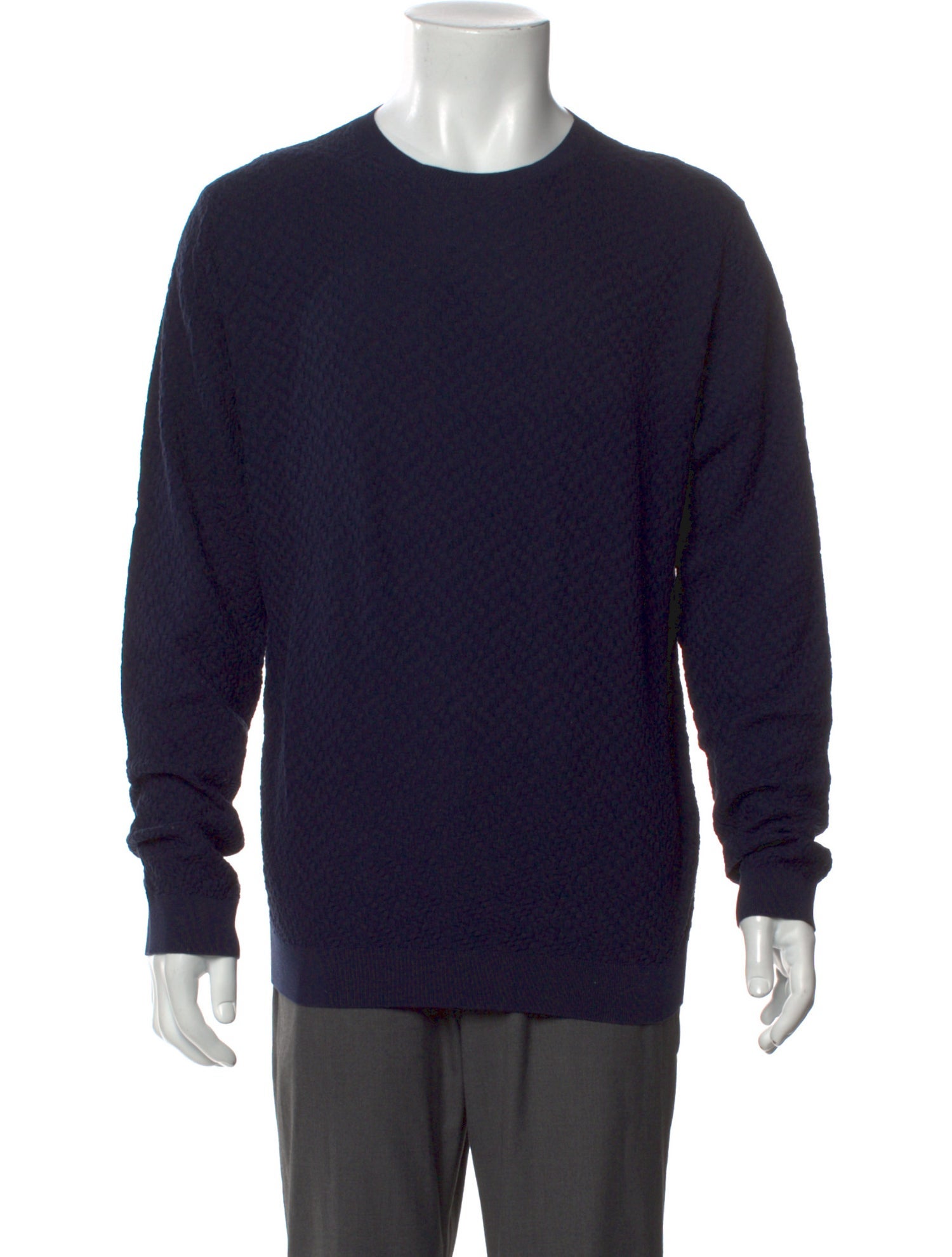 Giorgio Armani Crew Neck Long Sleeve Pullover