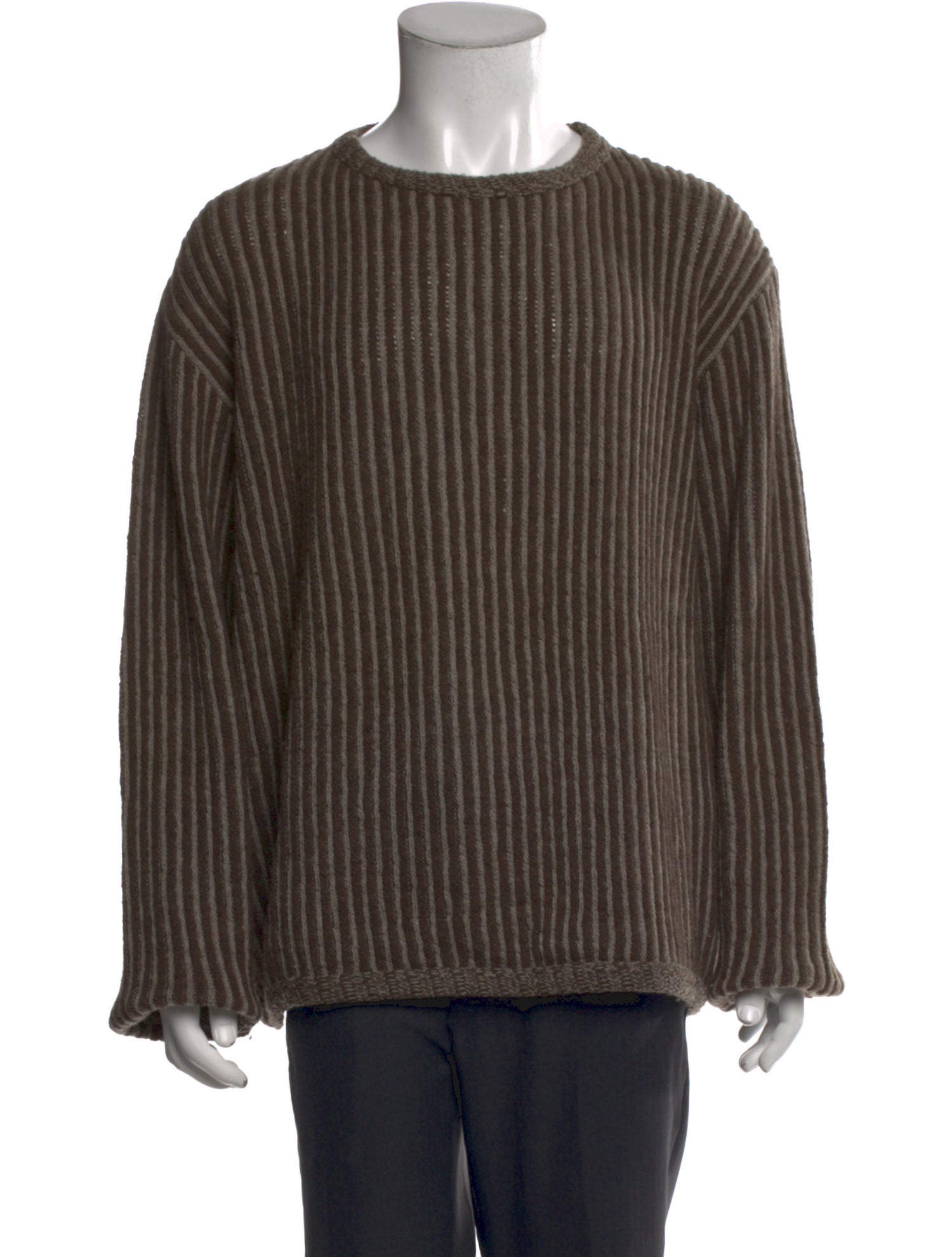 Giorgio Armani Virgin Wool Crew Neck Pullover