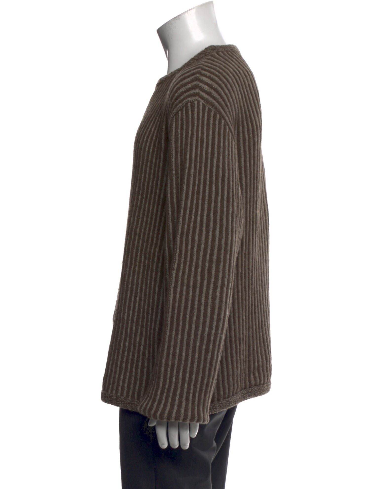 Giorgio Armani Virgin Wool Crew Neck Pullover