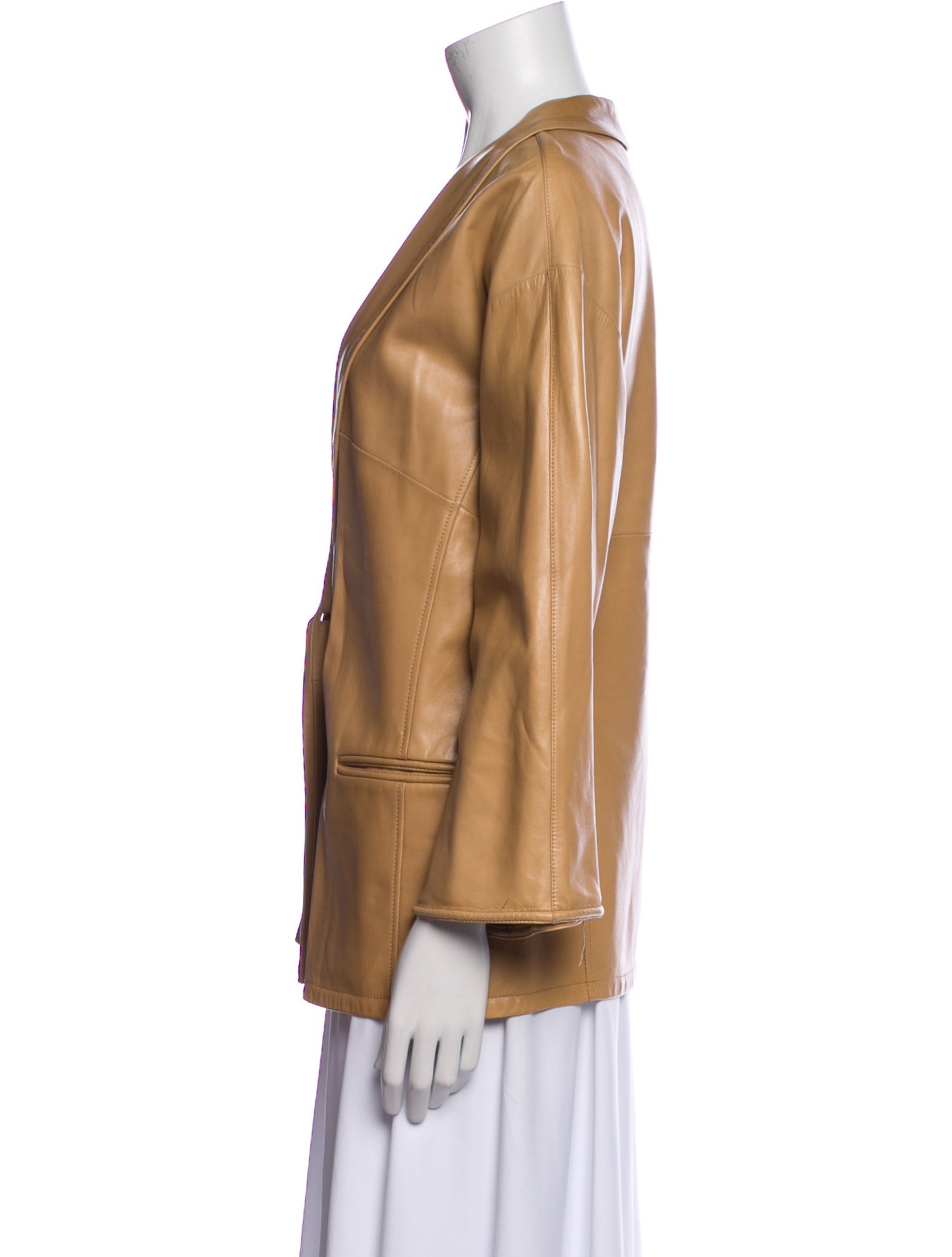 Giorgio Armani Lamb Leather Blazer