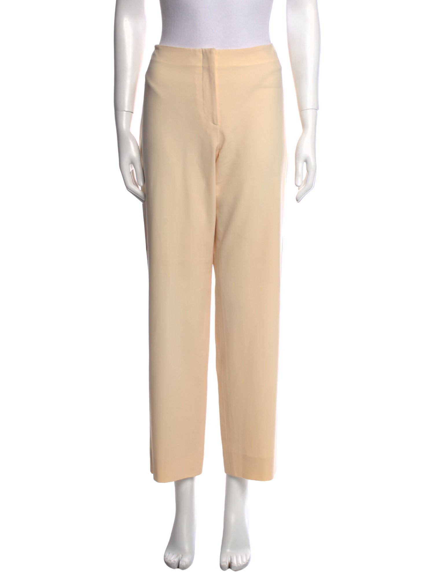 Giorgio Armani Virgin Wool Straight Leg Pants