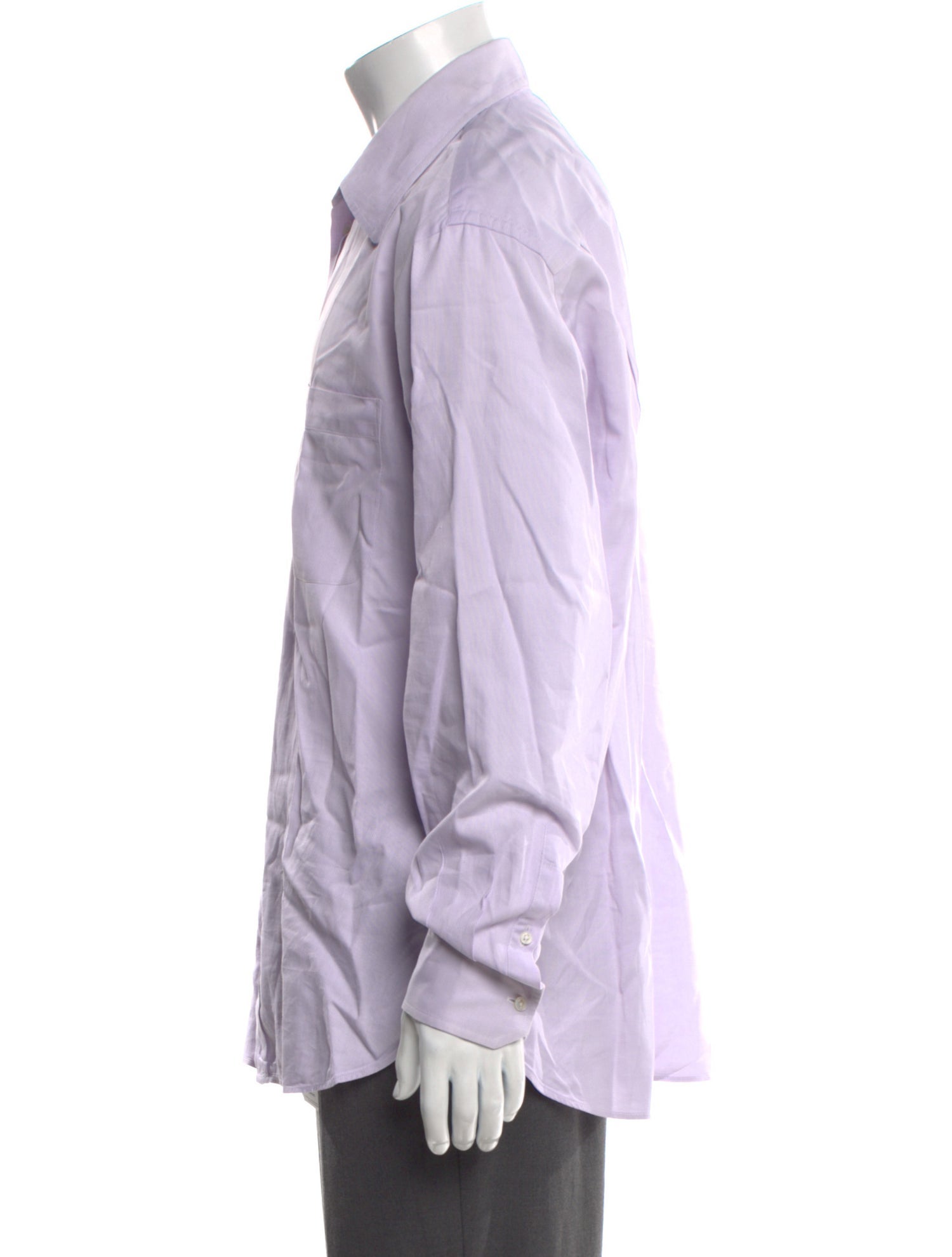 Giorgio Armani Striped Long Sleeve Dress Shirt