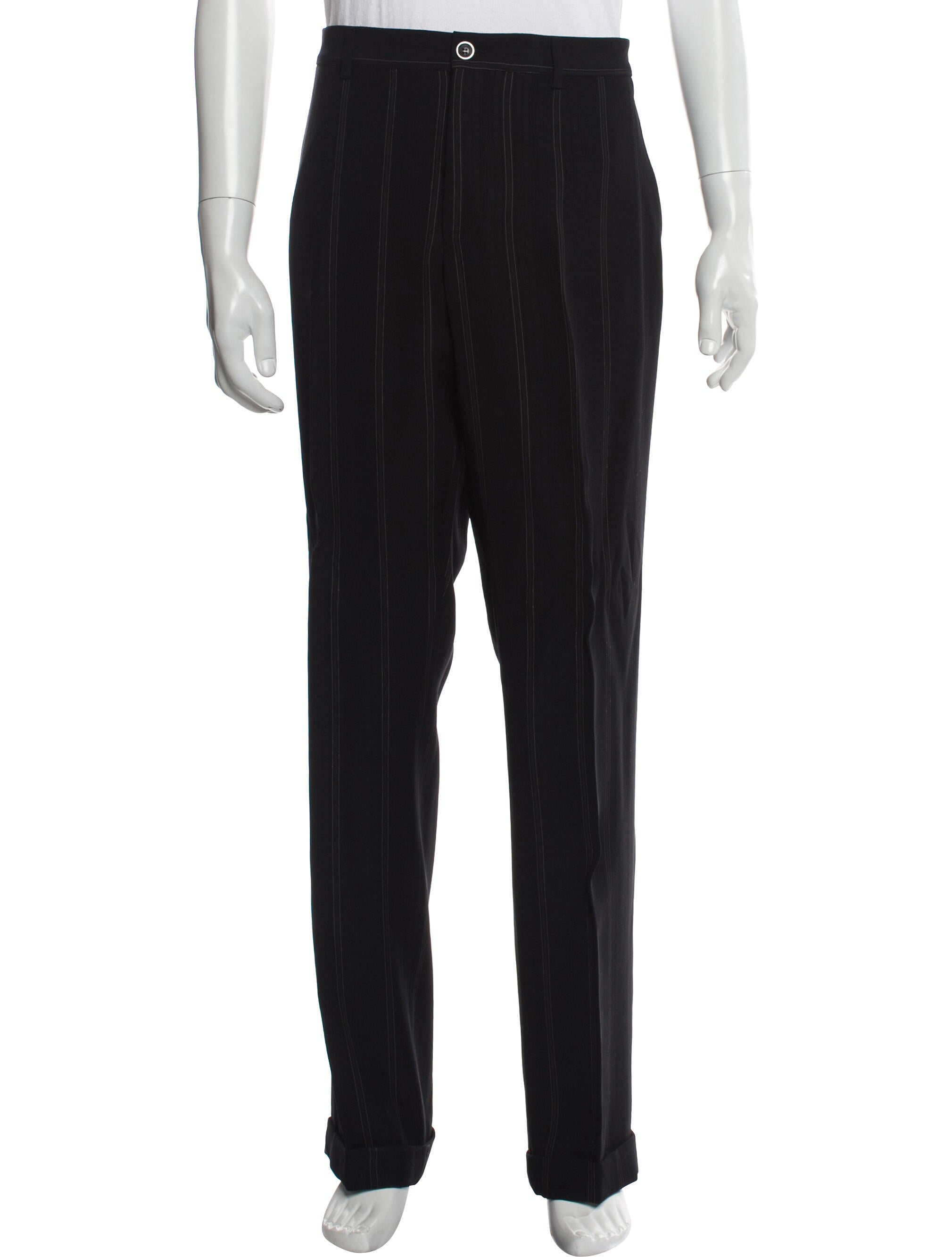 Giorgio Armani Striped Dress Pants