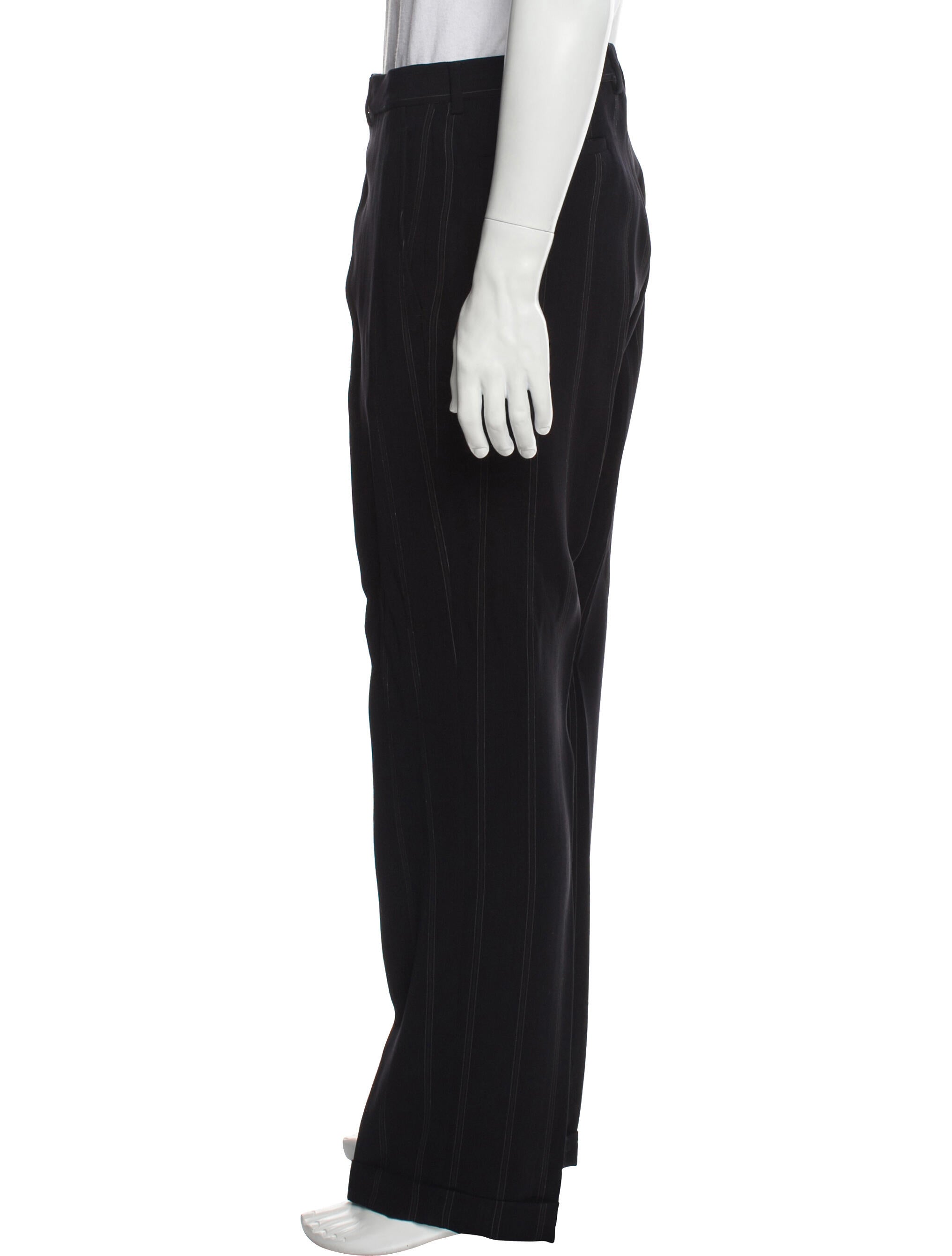 Giorgio Armani Striped Dress Pants