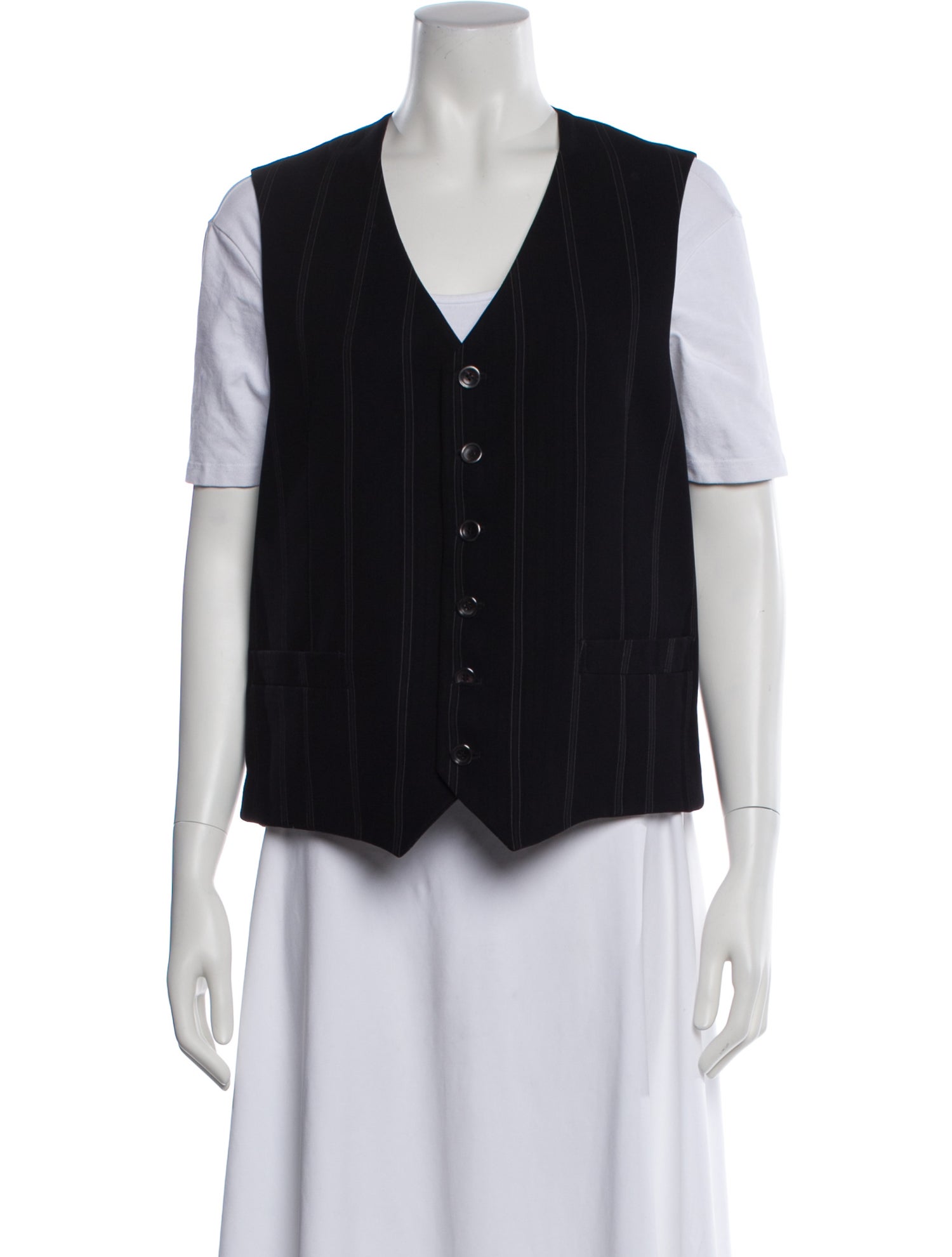 Giorgio Armani Striped Vest