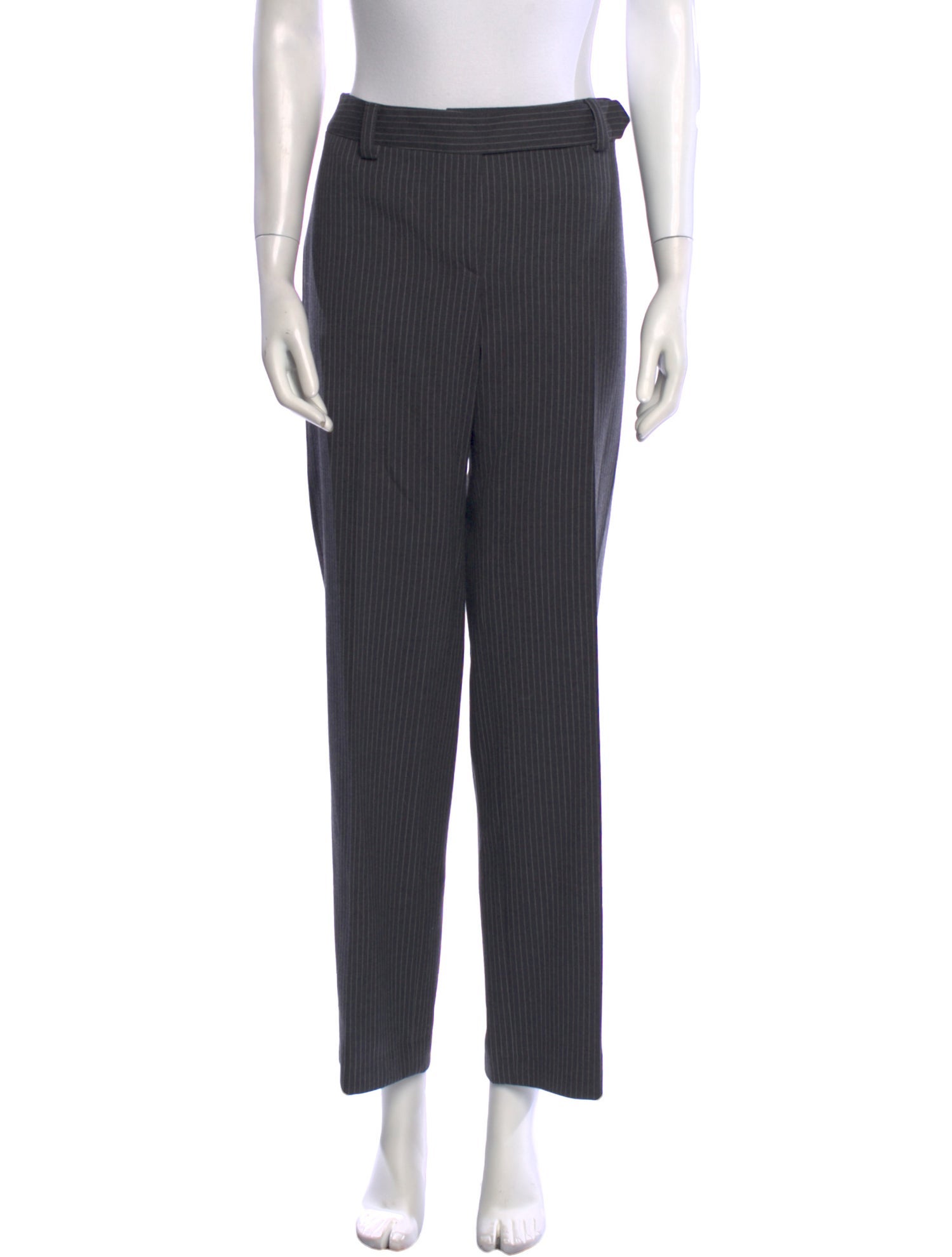 Giorgio Armani Virgin Wool Straight Leg Pants
