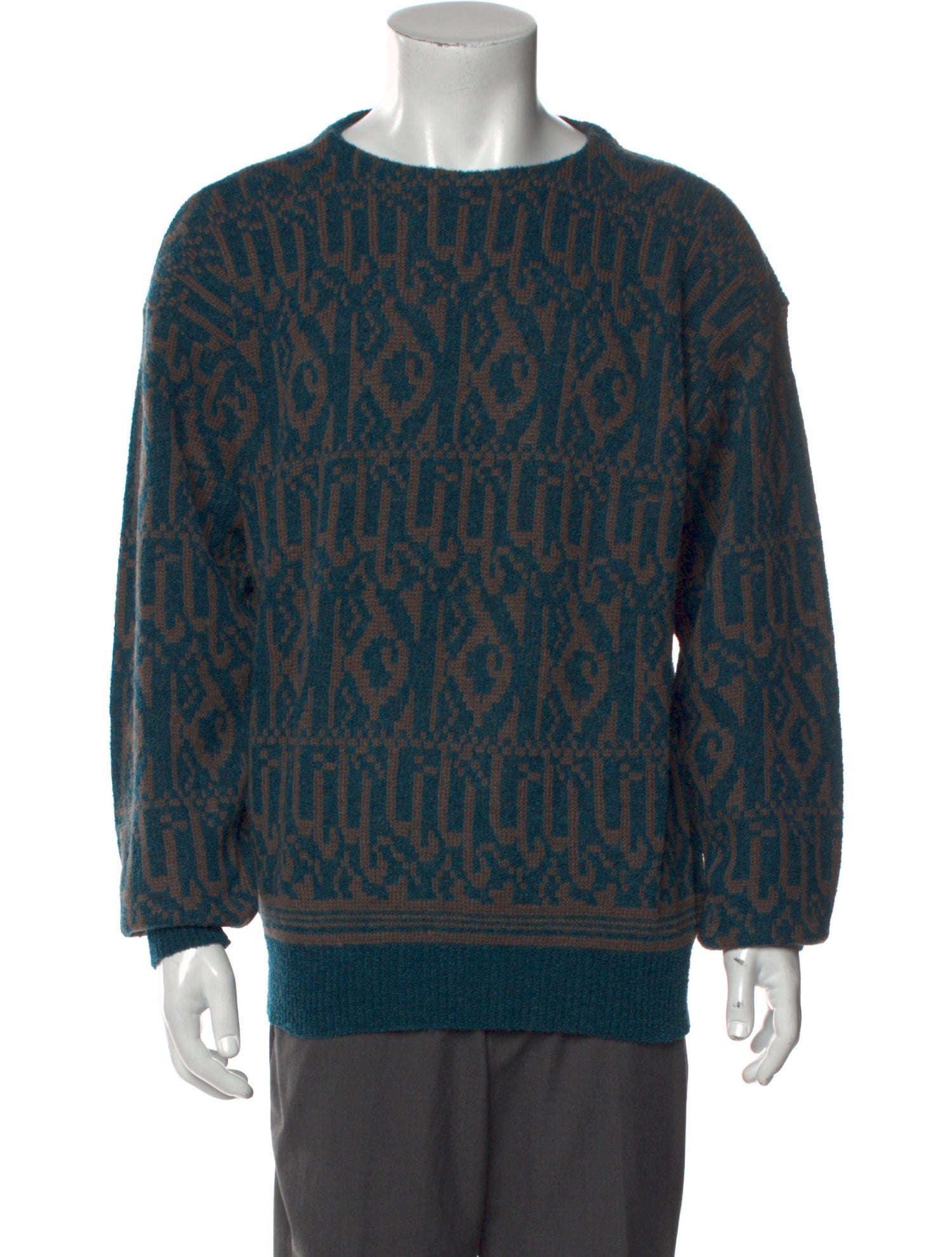 Giorgio Armani Wool Printed Pullover