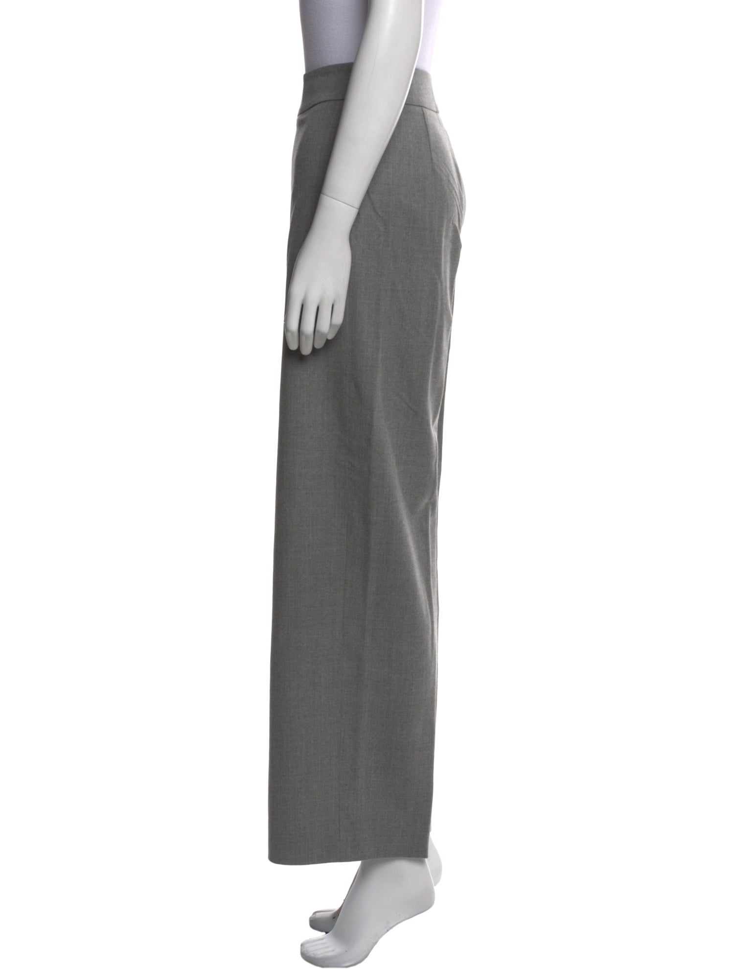 Giorgio Armani Virgin Wool Wide Leg Pants
