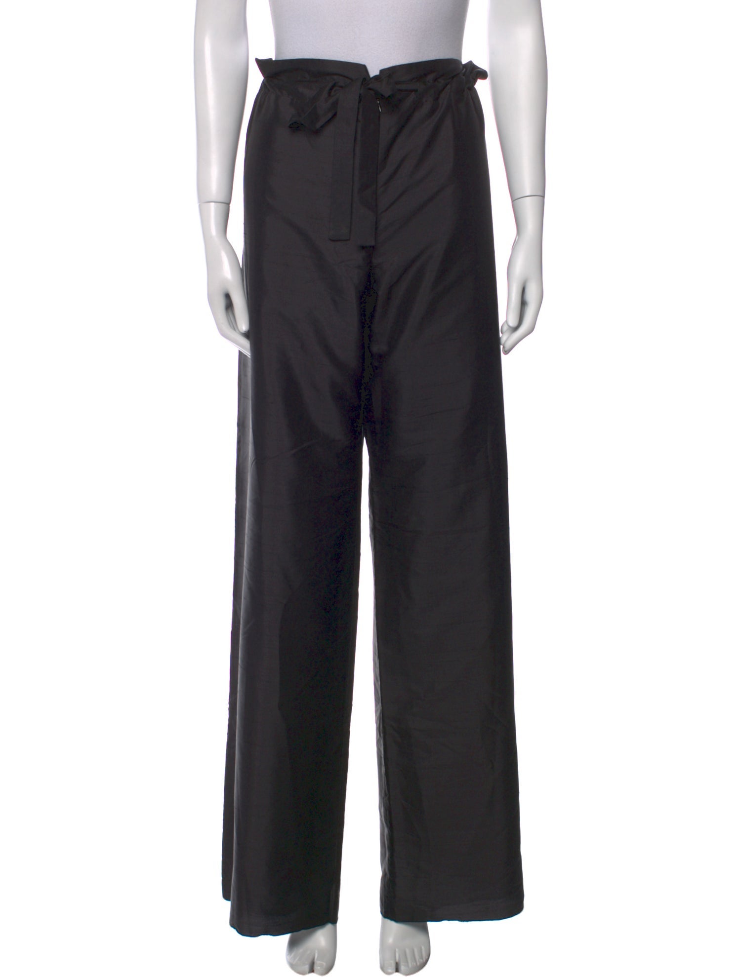 Giorgio Armani Silk Wide Leg Pants