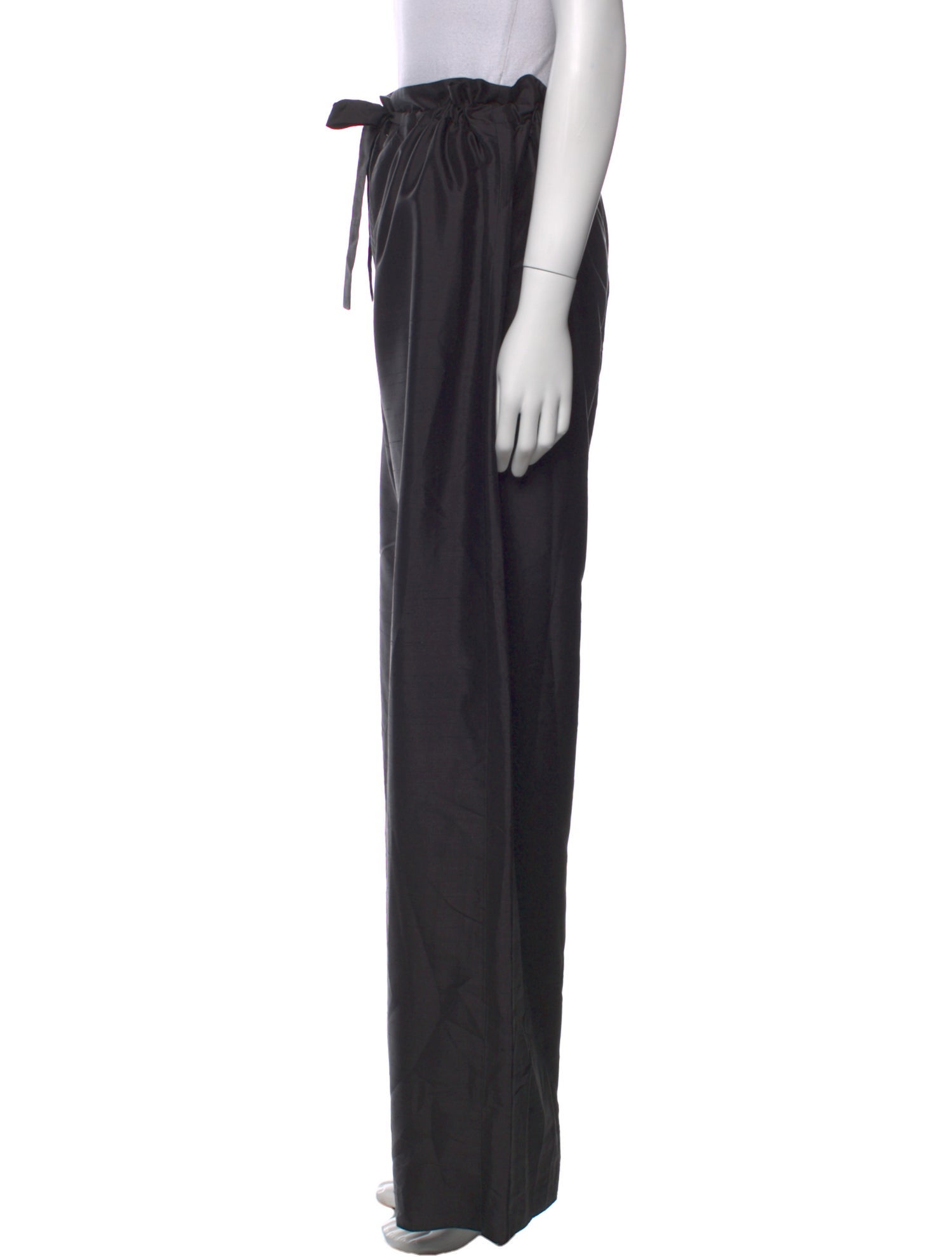 Giorgio Armani Silk Wide Leg Pants