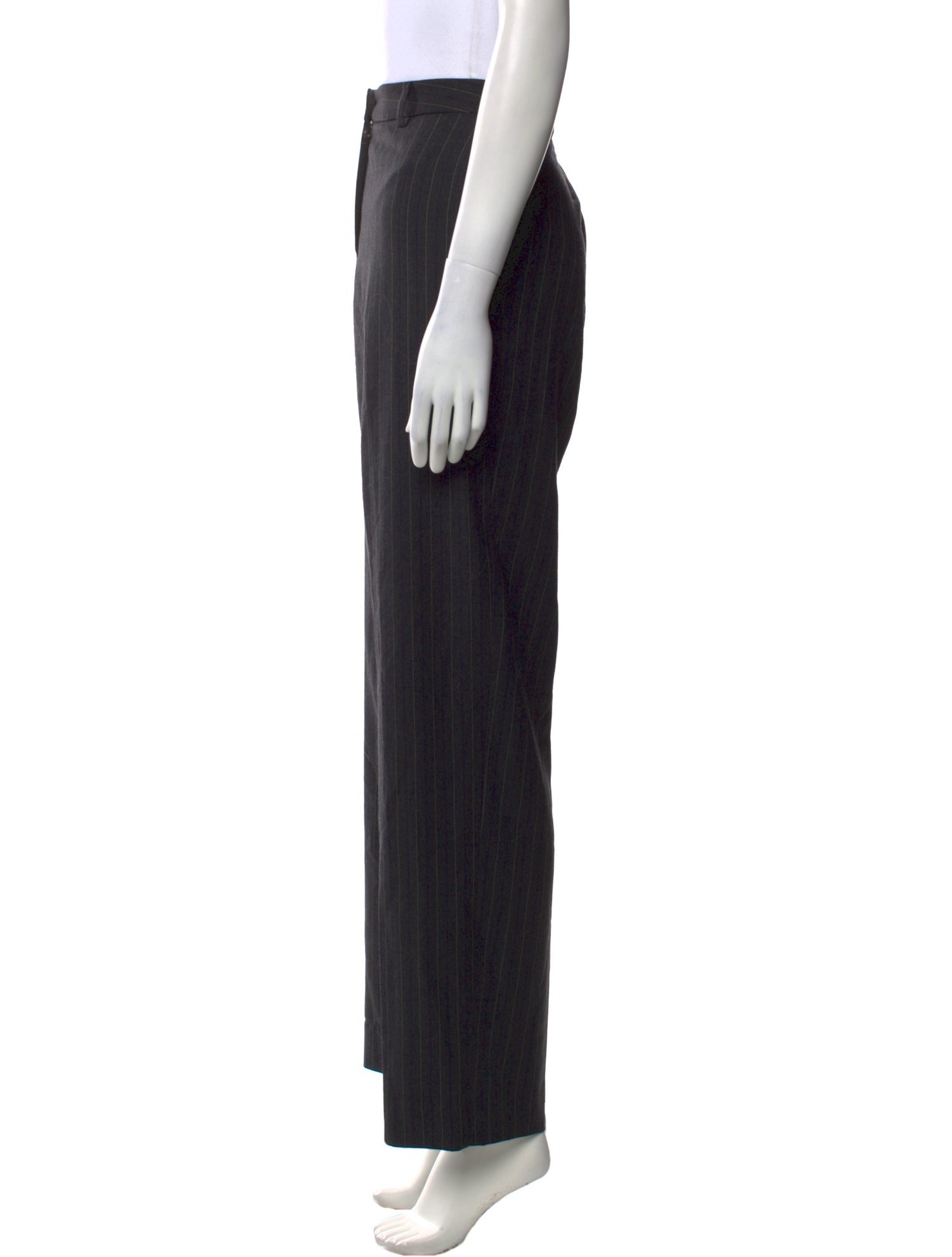 Giorgio Armani Virgin Wool Wide Leg Pants