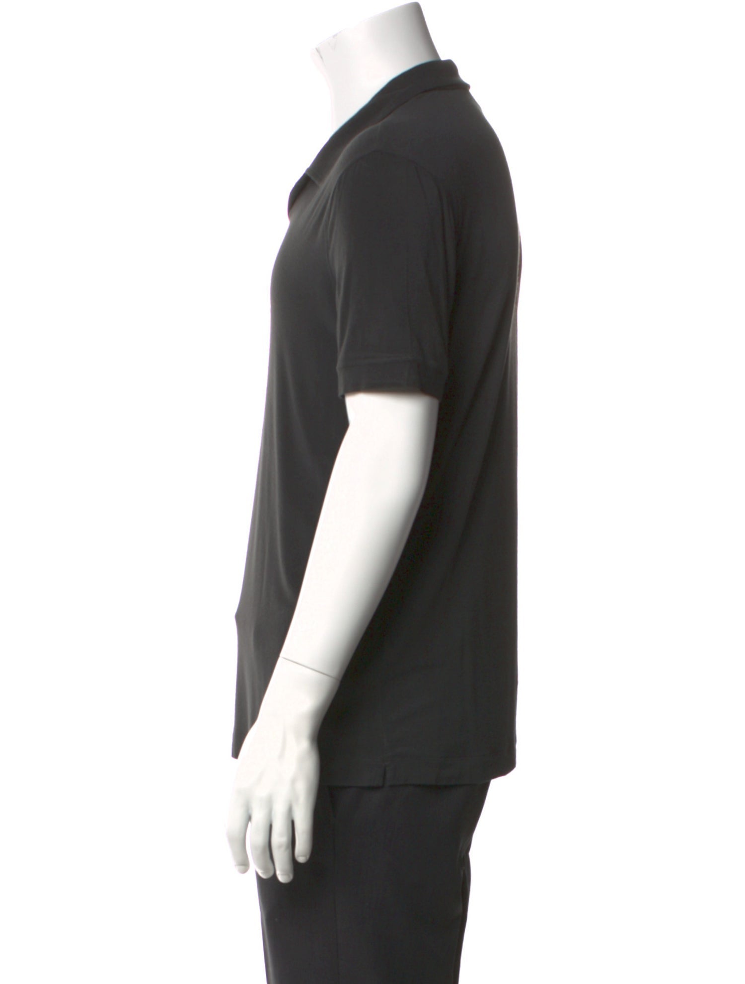 Giorgio Armani V-Neck Short Sleeve Polo Shirt