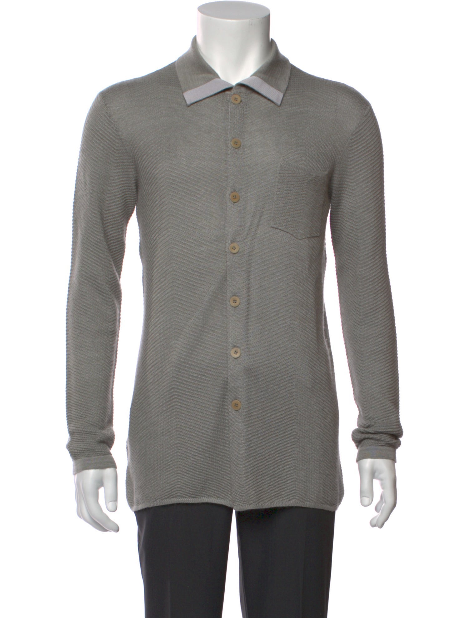 Giorgio Armani Silk Long Sleeve Shirt