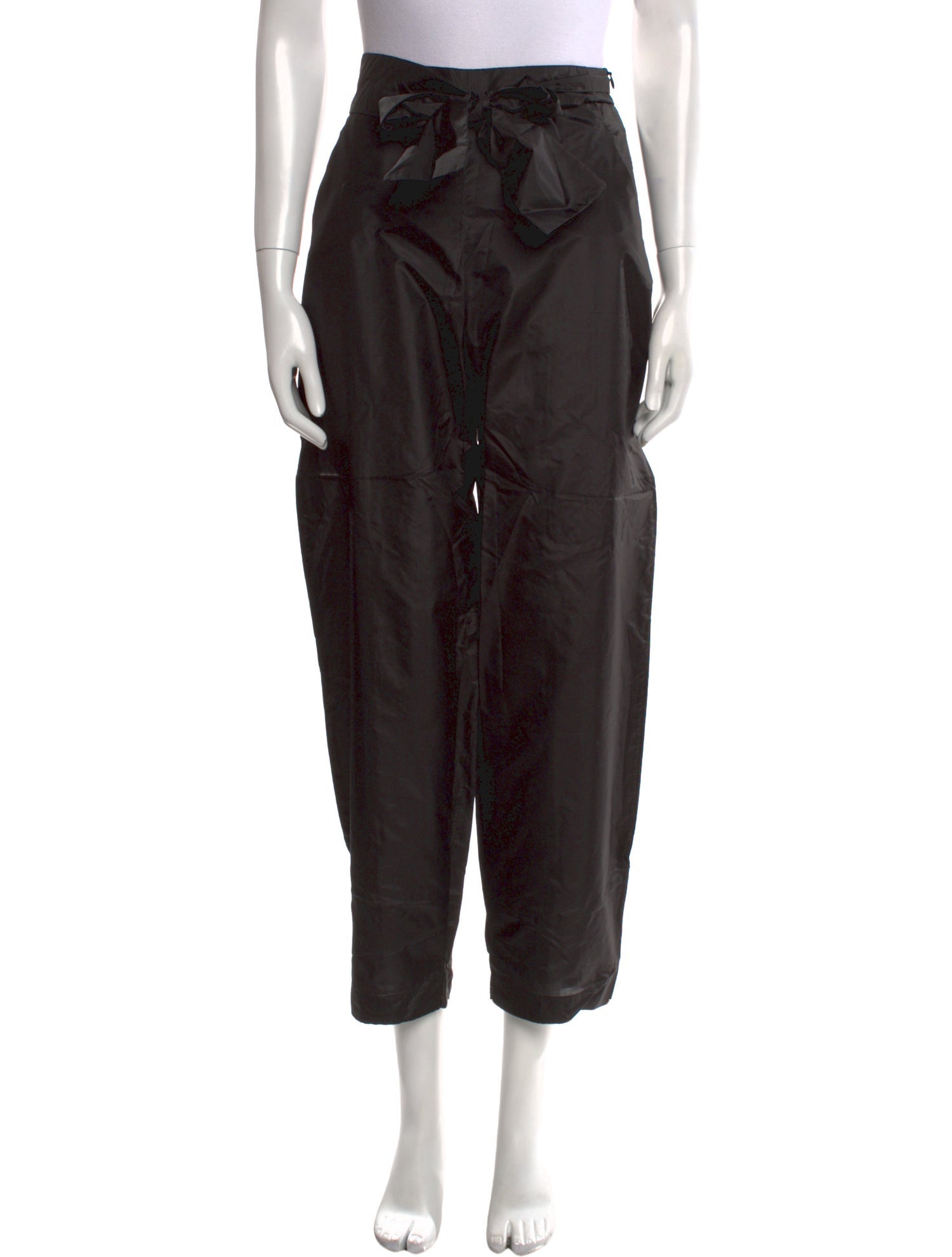 Giorgio Armani Silk Straight Leg Pants
