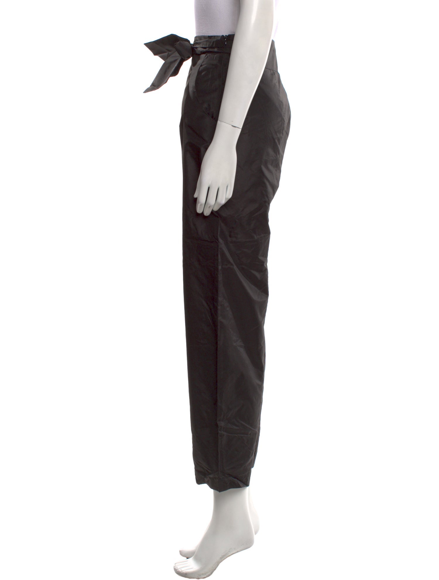 Giorgio Armani Silk Straight Leg Pants