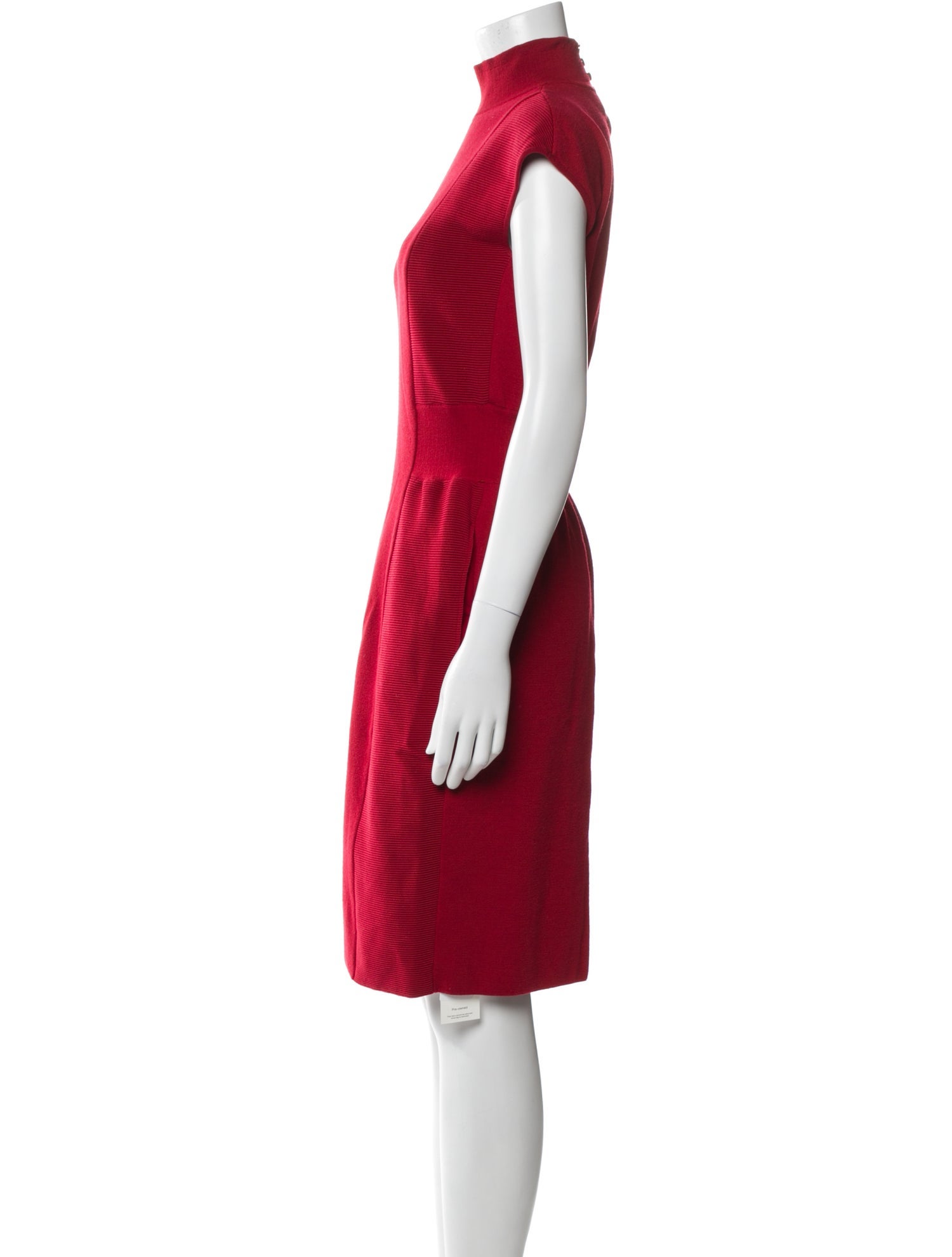Giorgio Armani Virgin Wool Knee-Length Dress