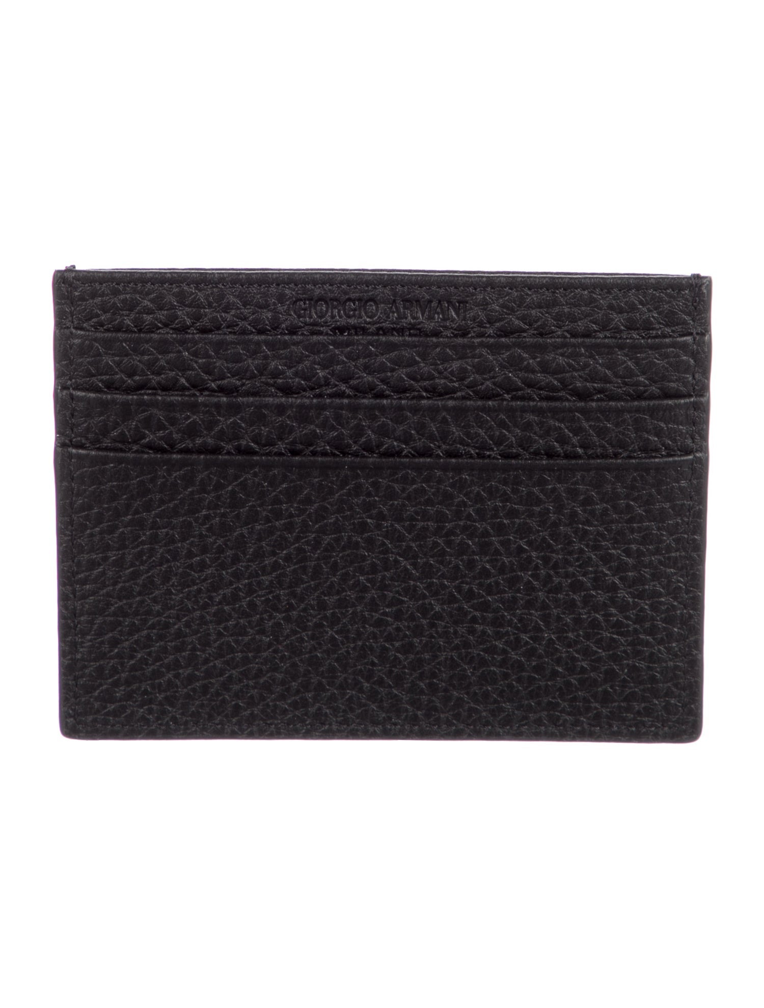 Giorgio Armani Leather Printed Card Holder
