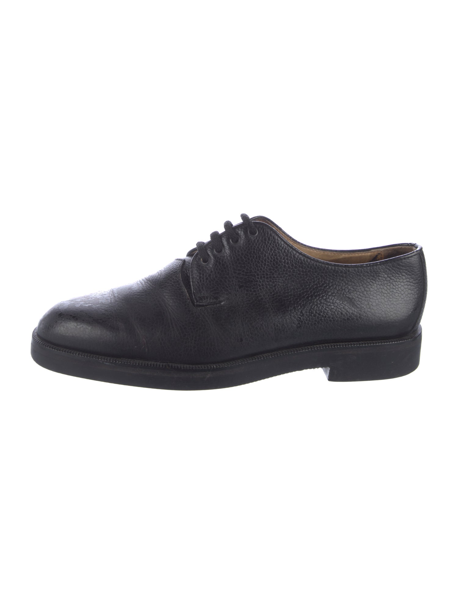 Giorgio Armani Leather Derby Shoes