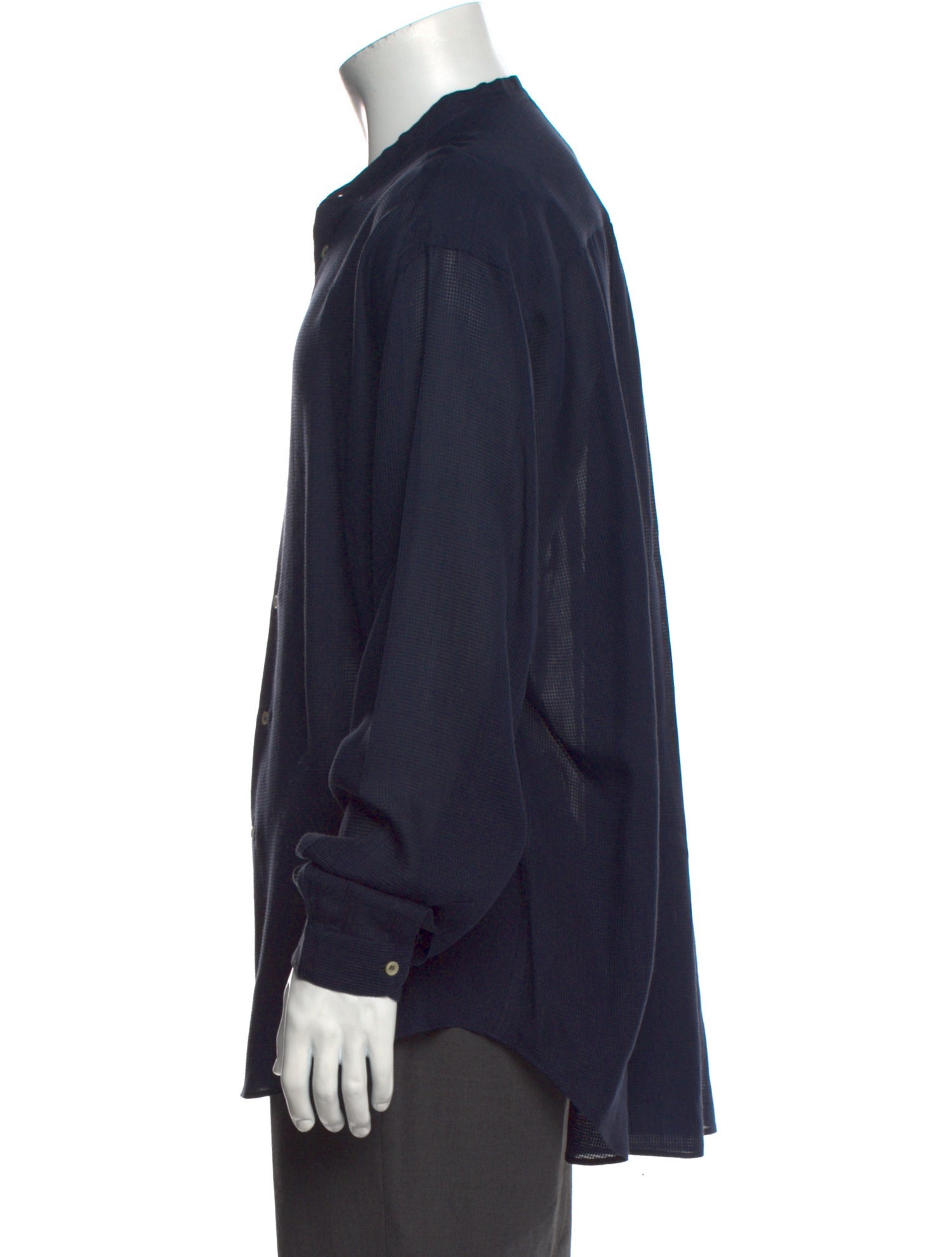 Giorgio Armani Silk Long Sleeve Dress Shirt