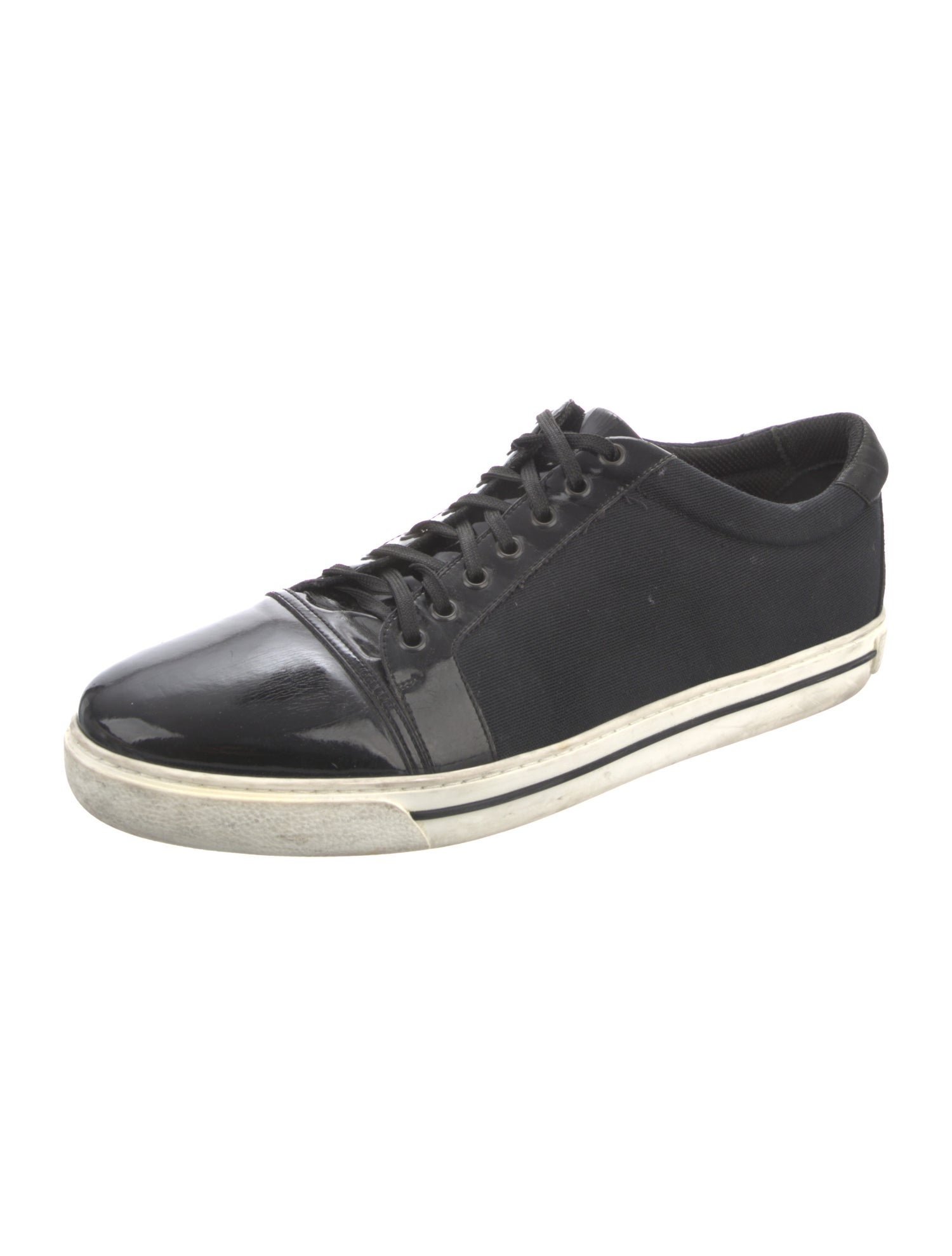 Giorgio Armani Patent Leather Sneakers