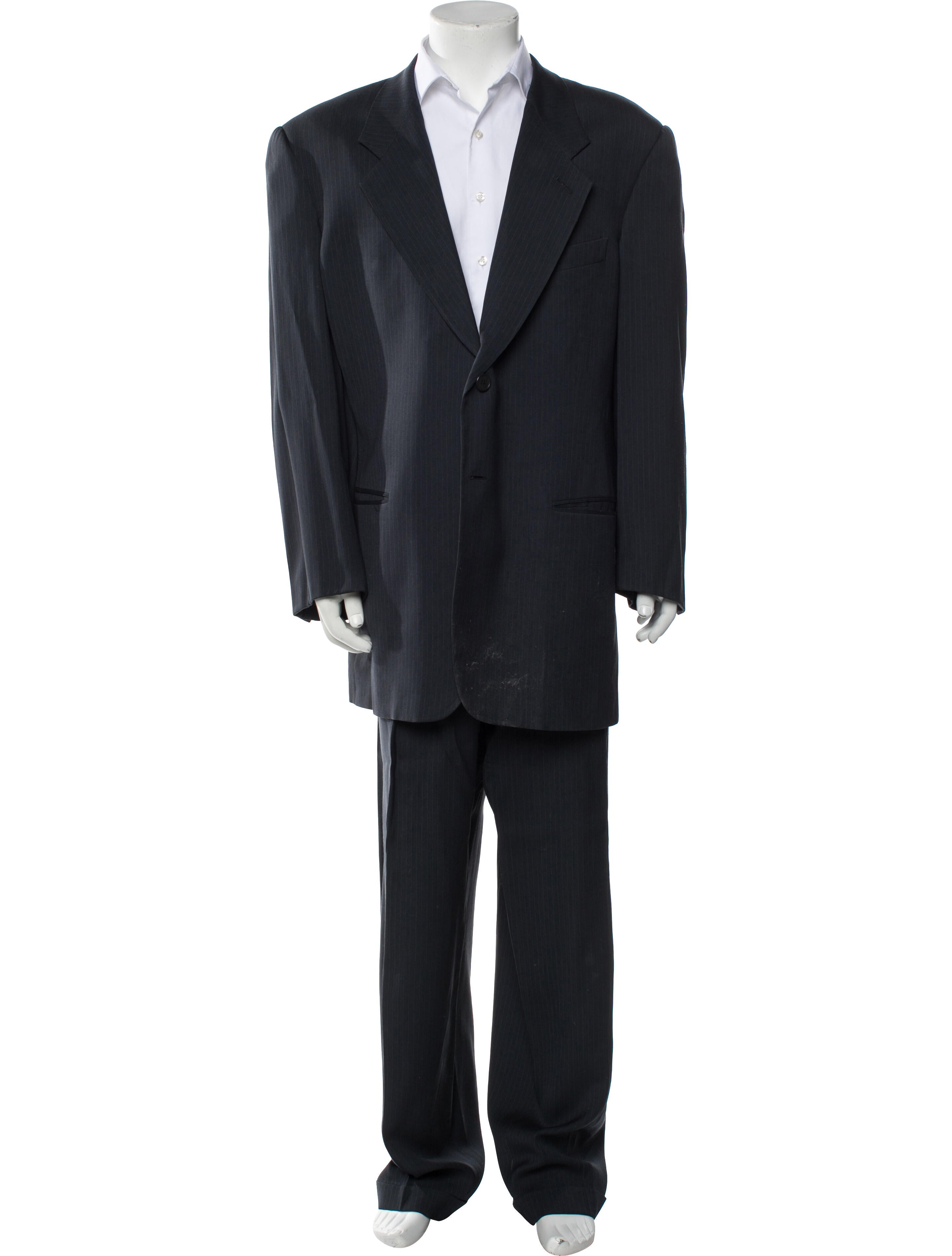 Giorgio Armani Wool Striped Two-Piece Suit
