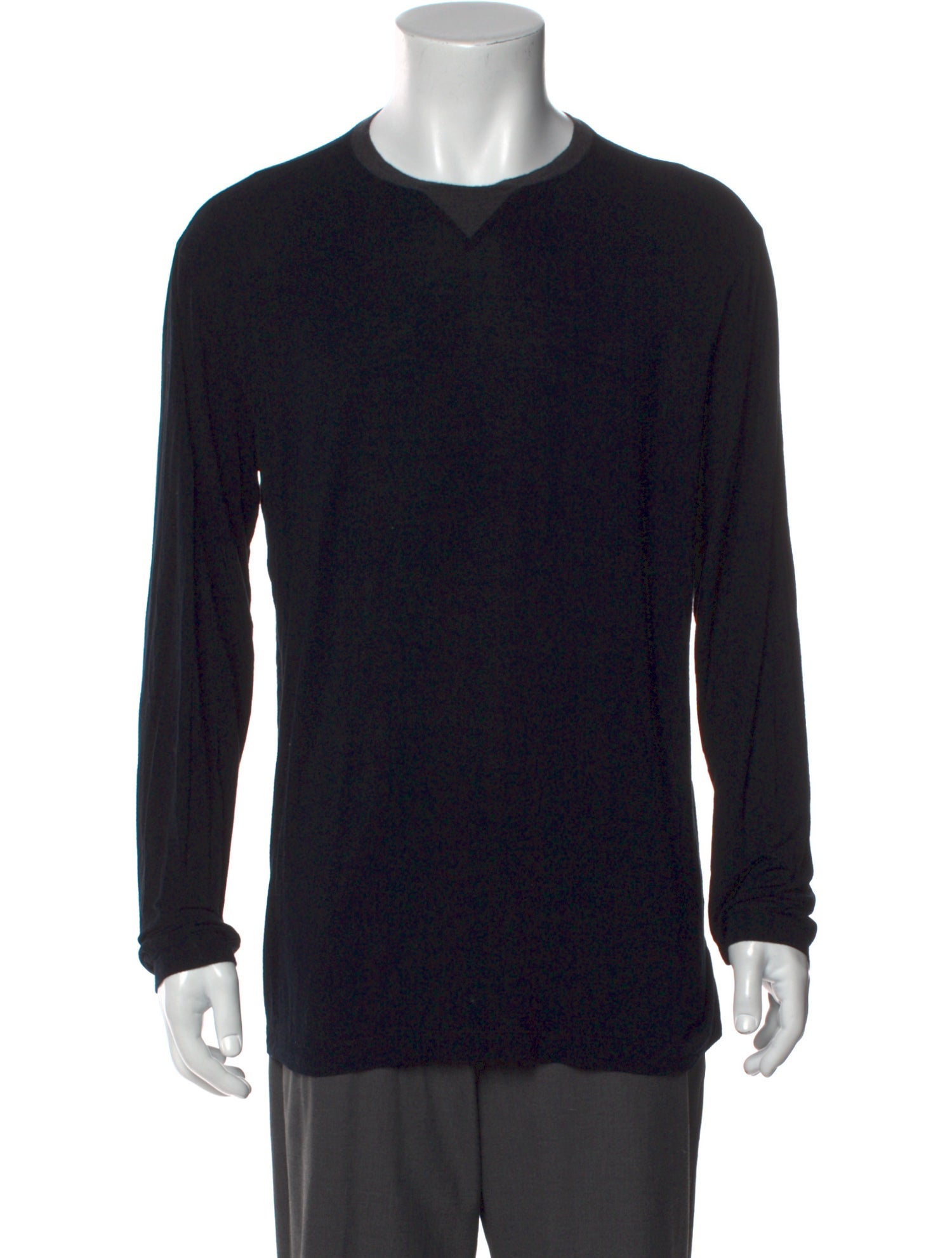 Giorgio Armani Crew Neck Long Sleeve T-Shirt