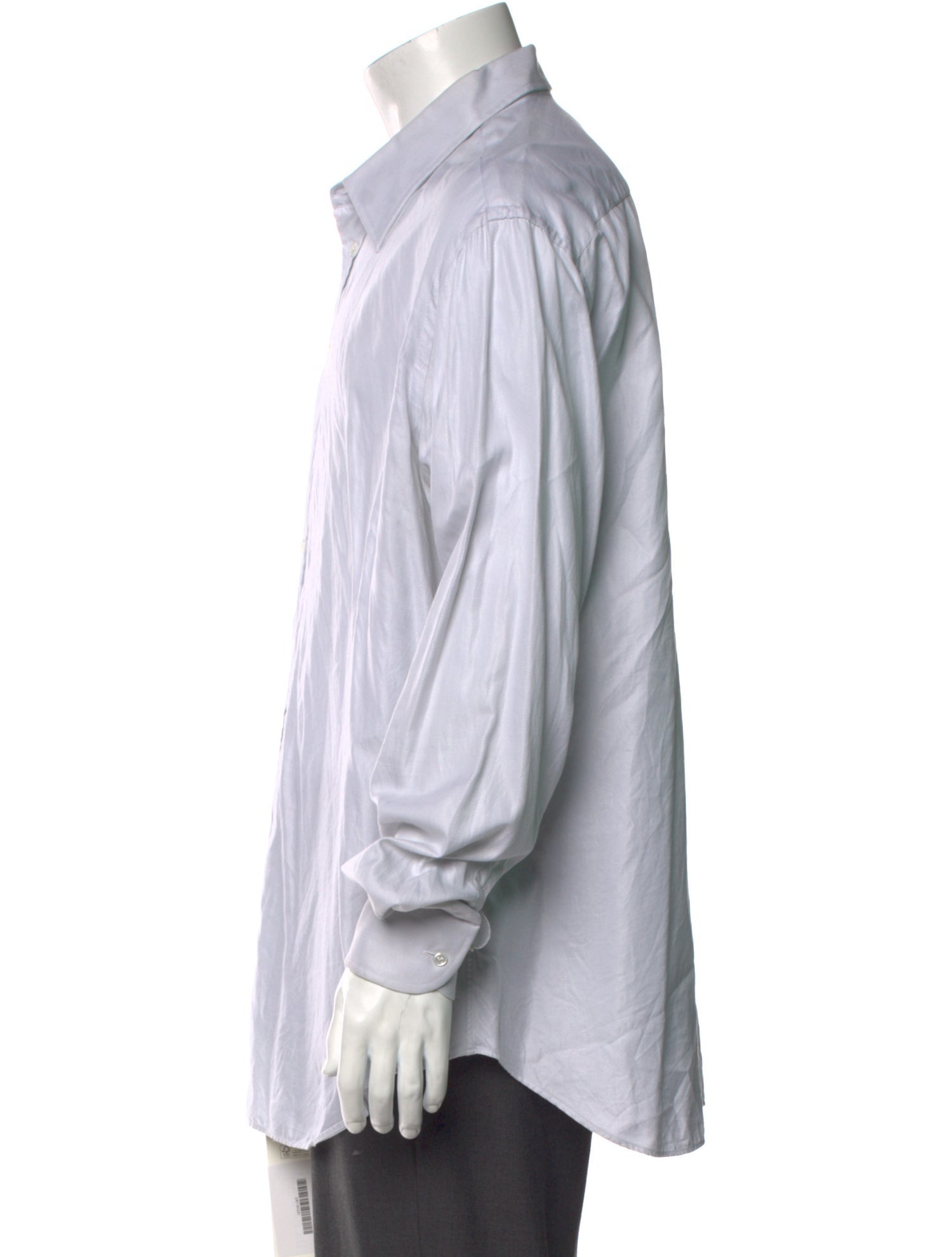 Giorgio Armani Striped Long Sleeve Dress Shirt