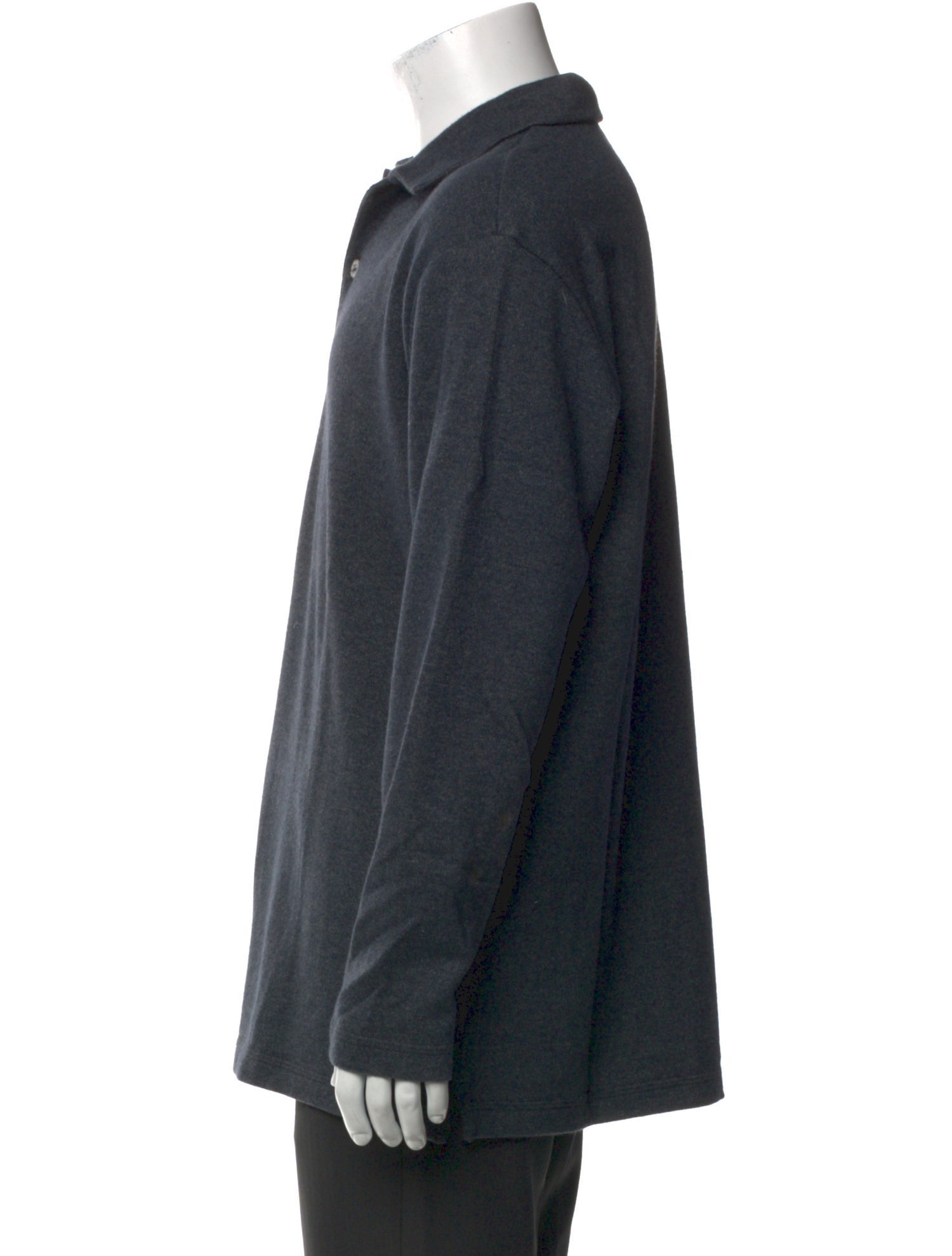 Giorgio Armani Collar Long Sleeve Polo Shirt