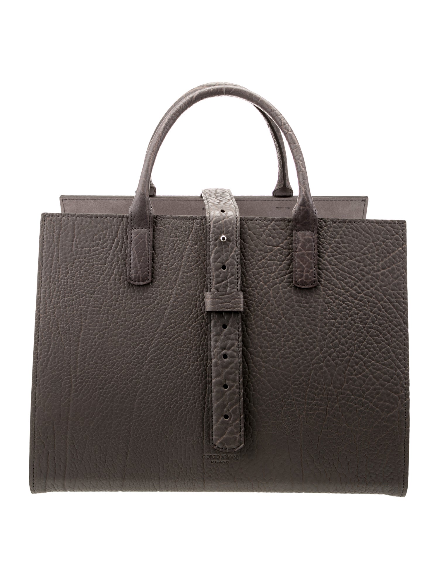 Giorgio Armani Leather Tote