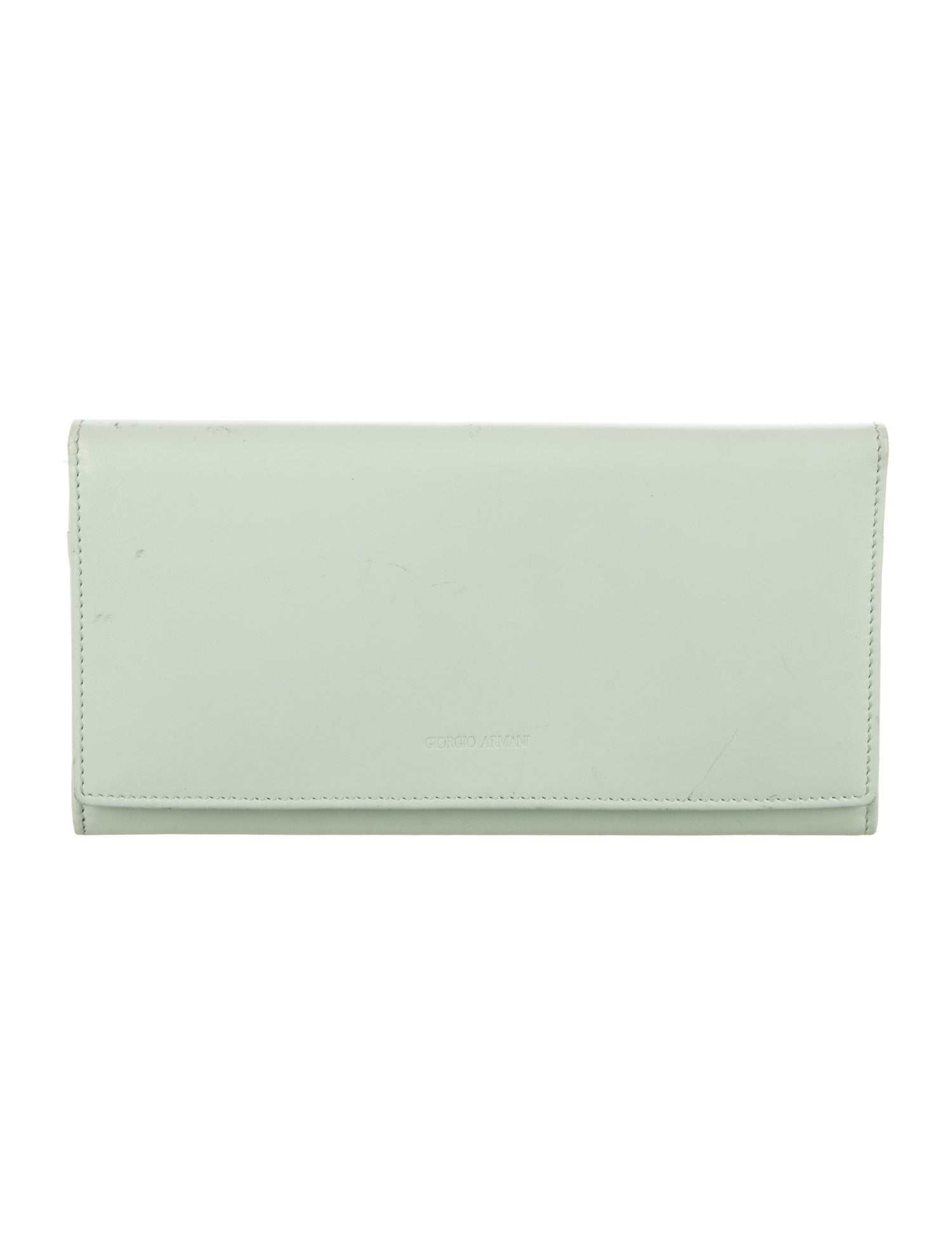 Giorgio Armani Leather Continental Wallet