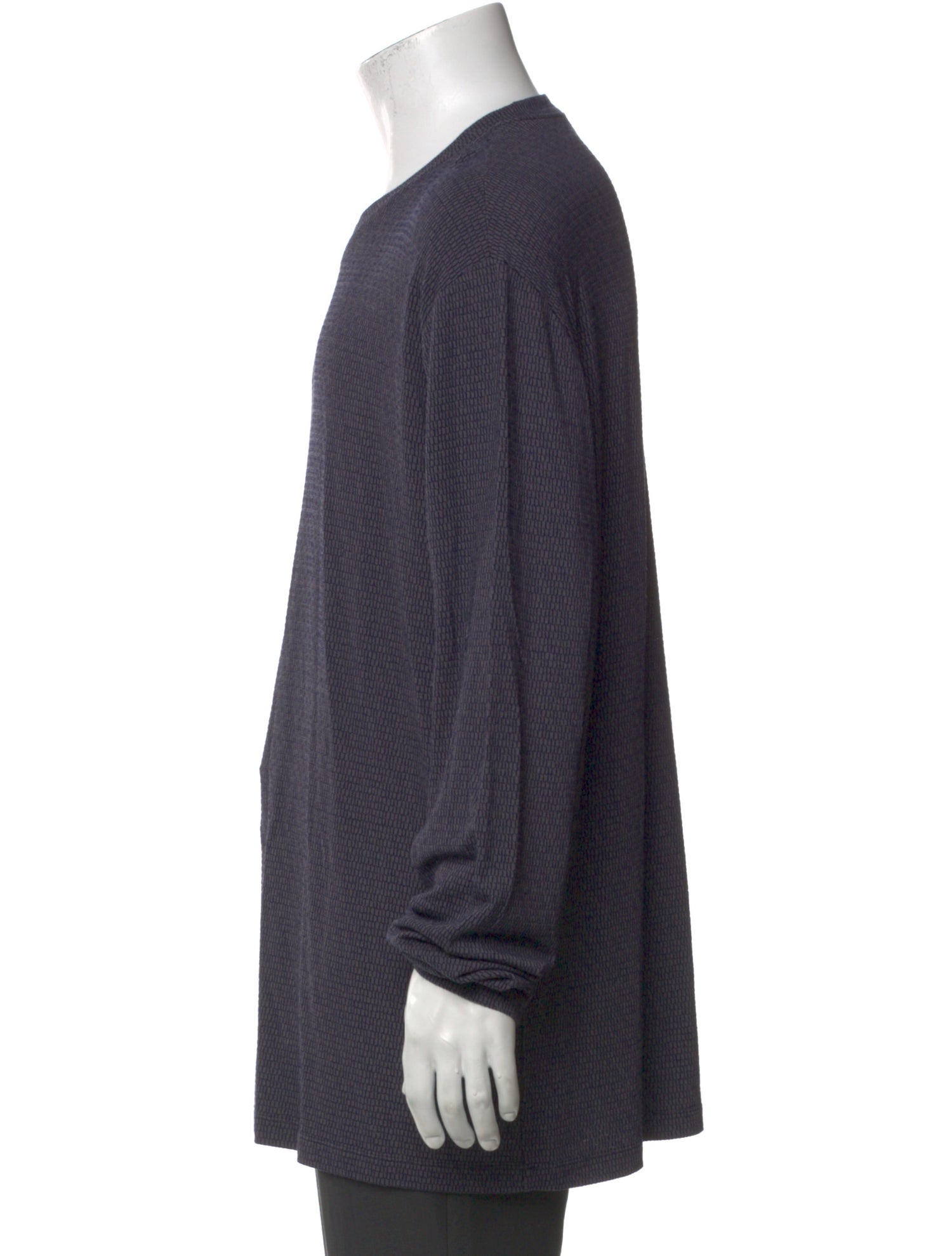 Giorgio Armani V-Neck Long Sleeve T-Shirt