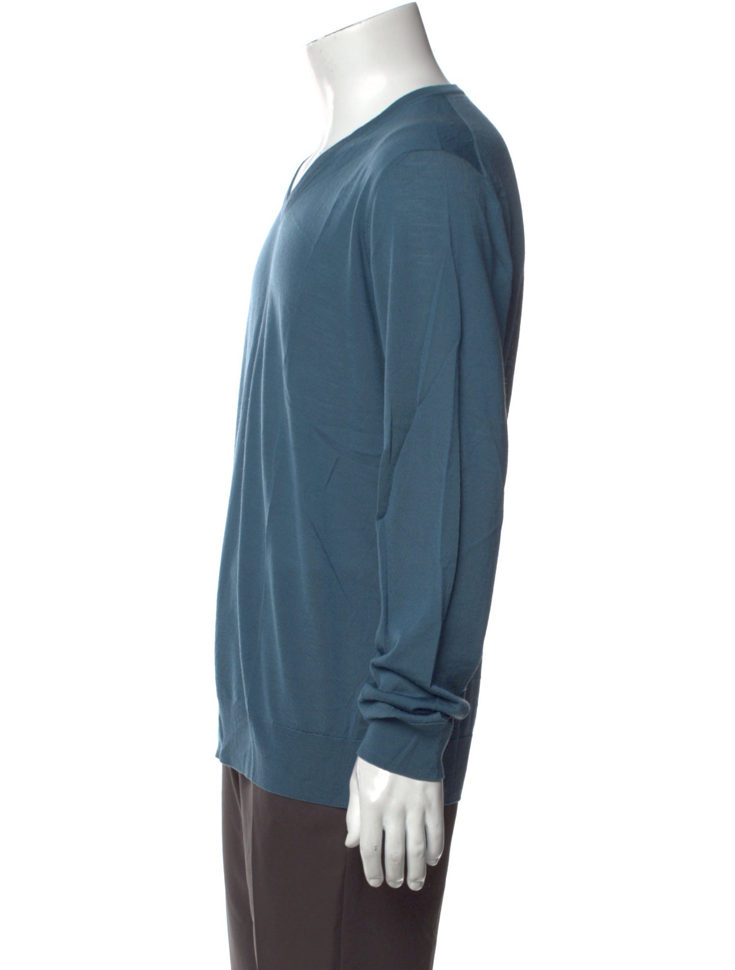 Giorgio Armani Virgin Wool V-Neck Pullover