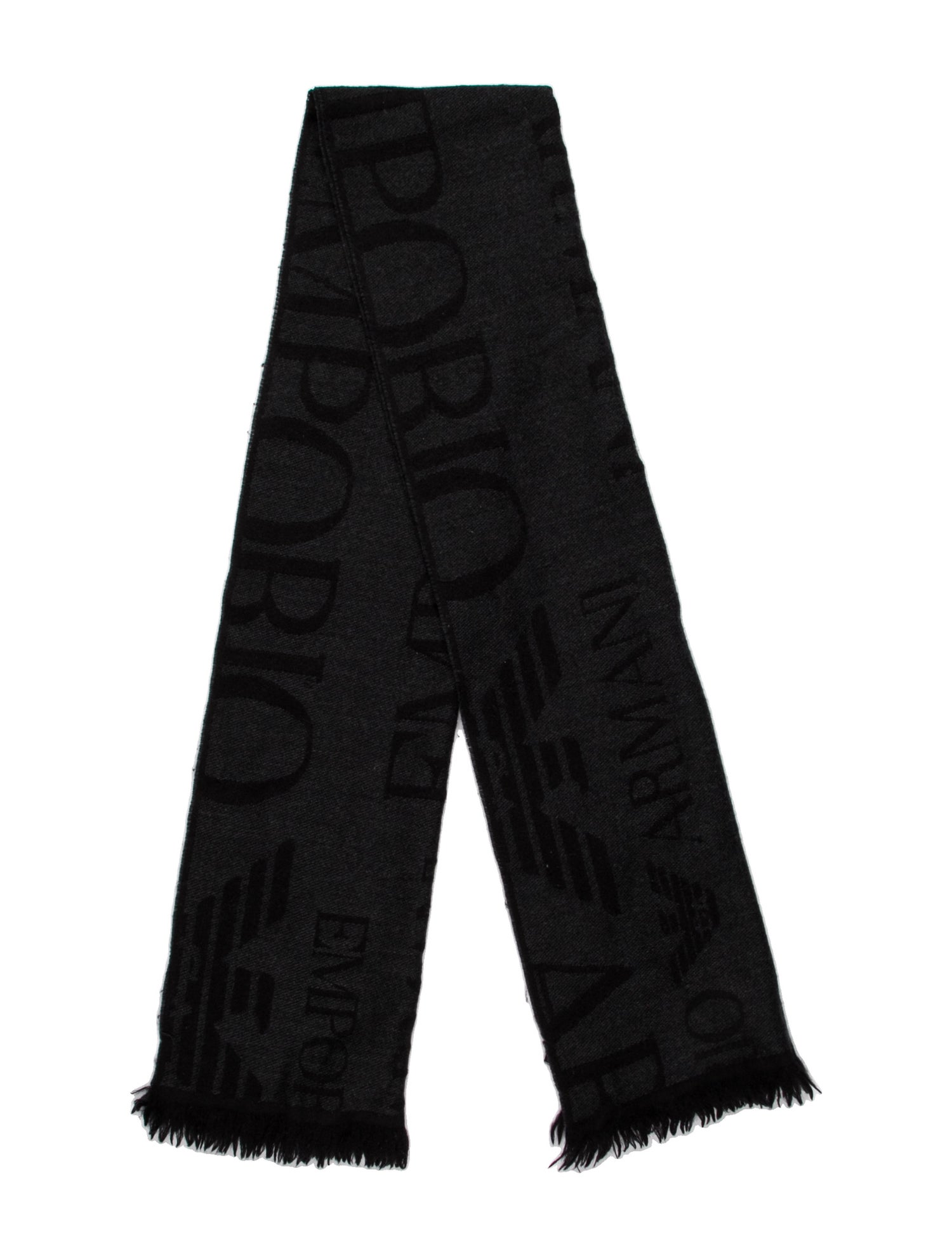 Giorgio Armani Wool Printed Scarf