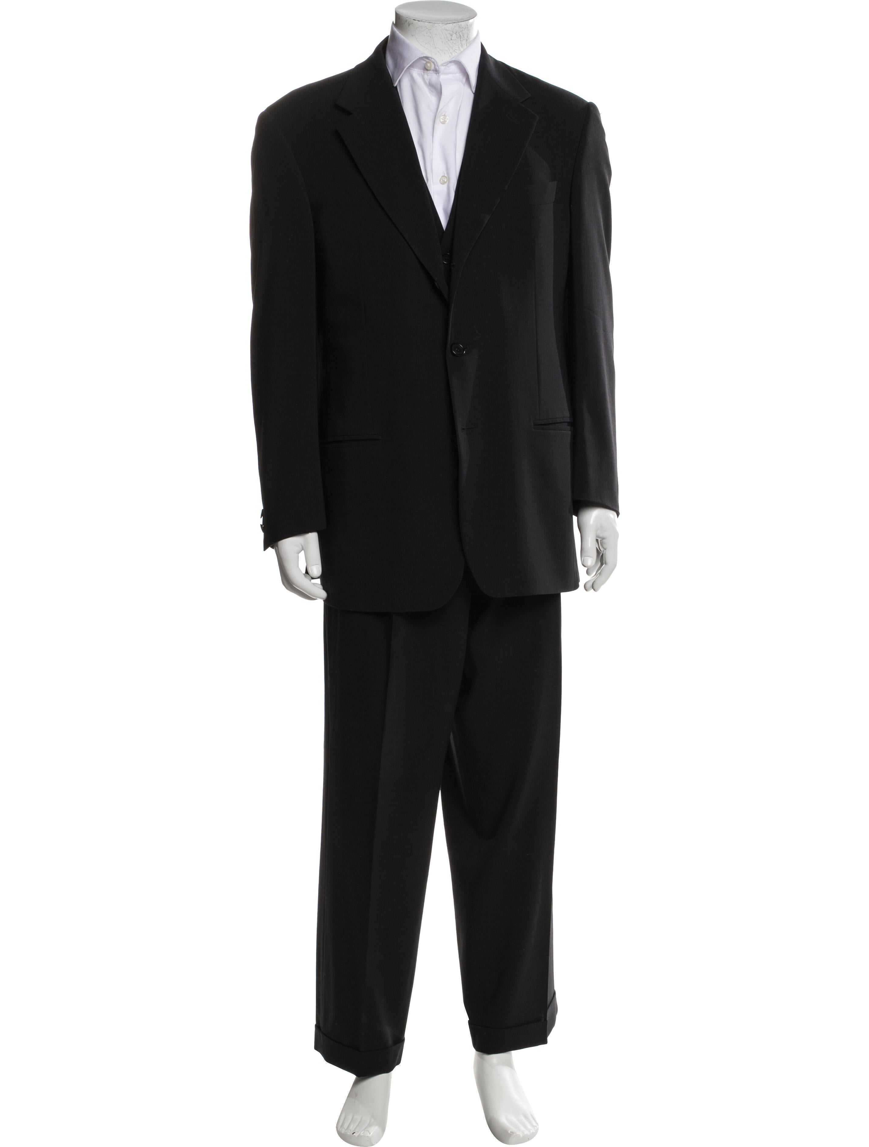Giorgio Armani Wool Three-Piece Suit
