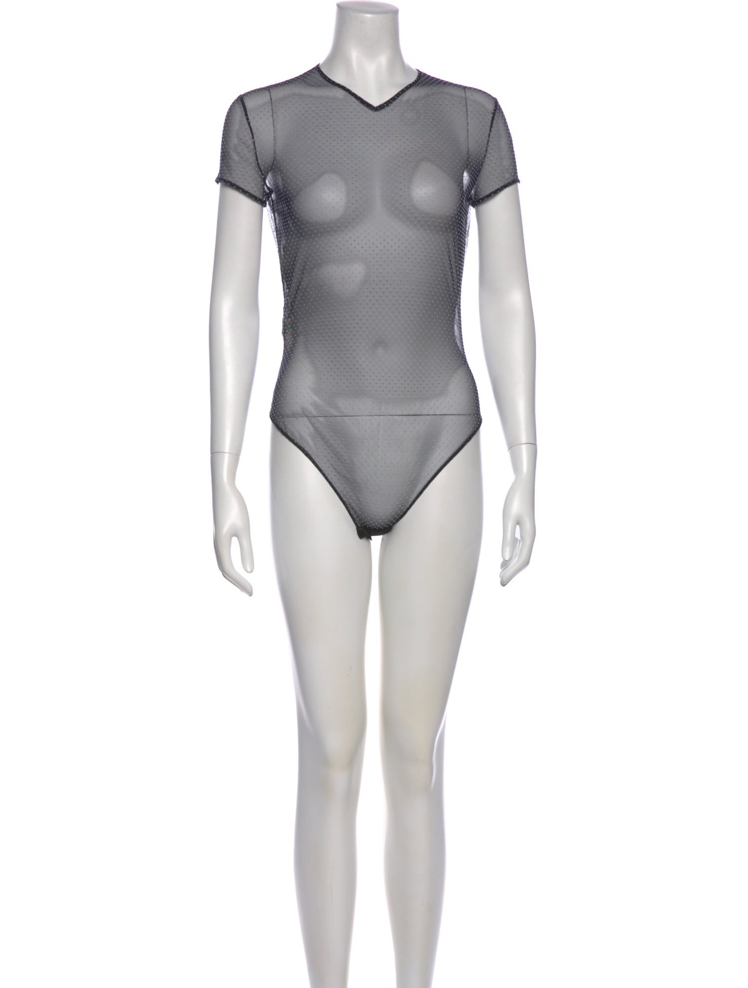 Giorgio Armani V-Neck Short Sleeve Bodysuit w/ Tags