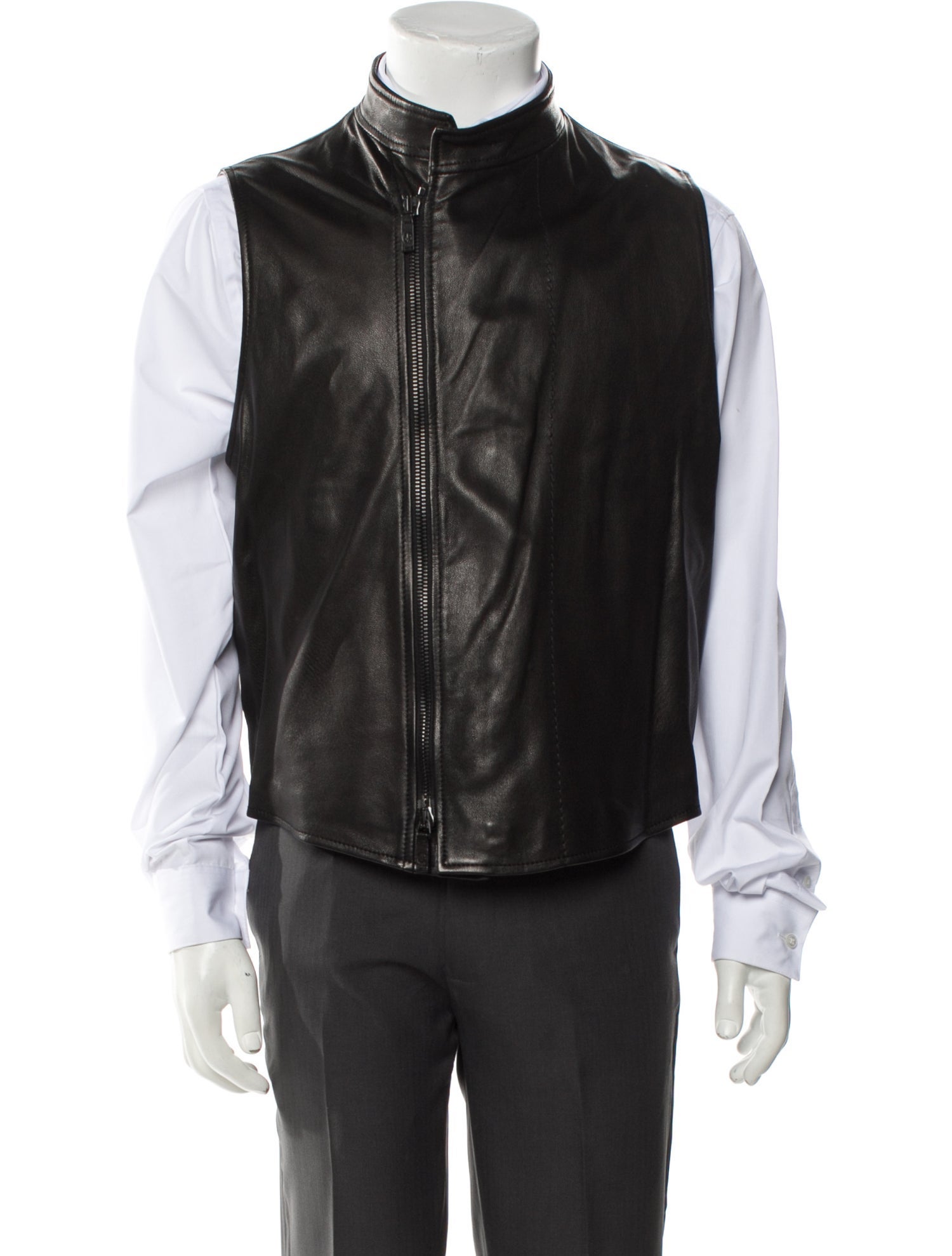Giorgio Armani 2011 Goat Leather Vest