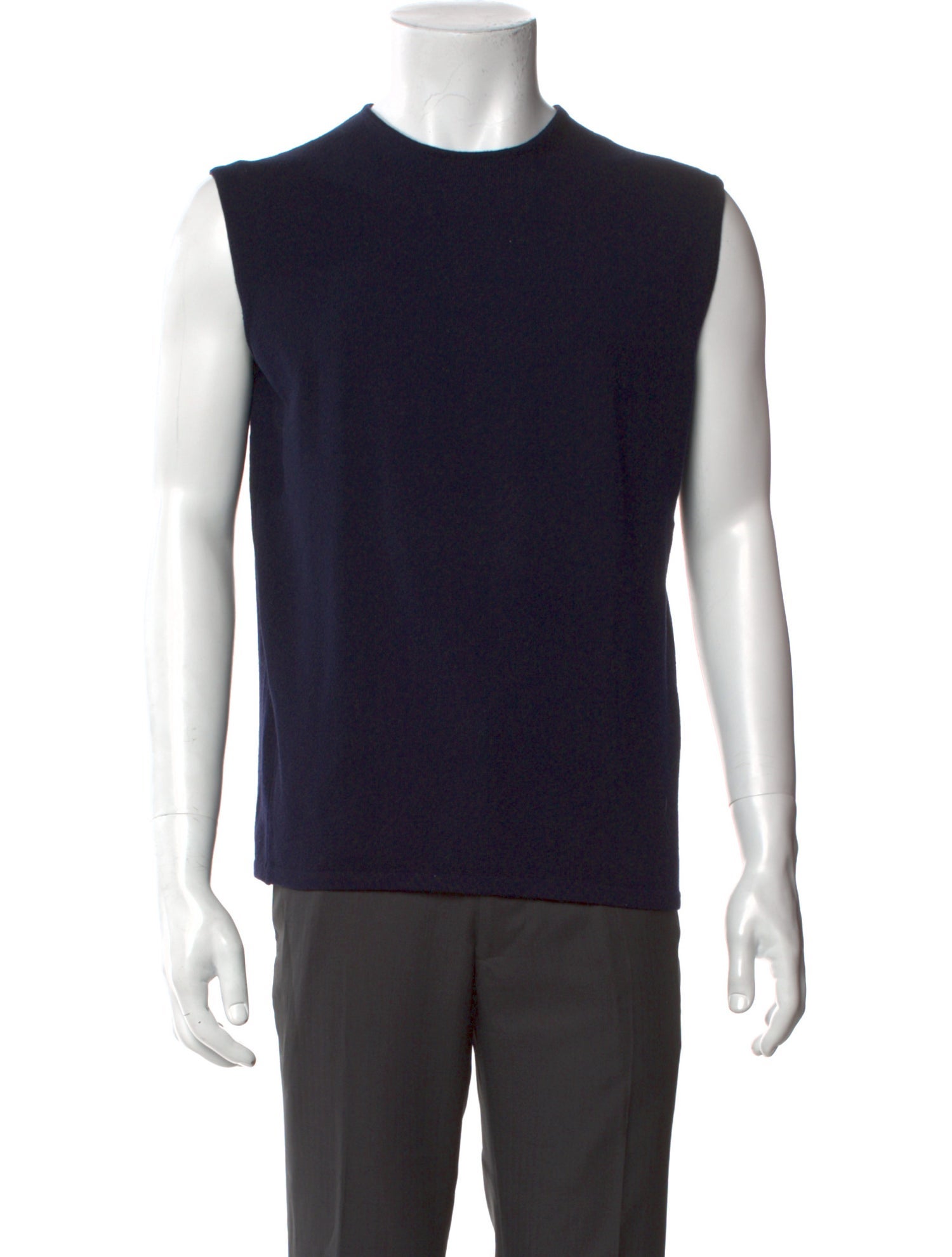 Giorgio Armani Crew Neck Sleeveless Pullover