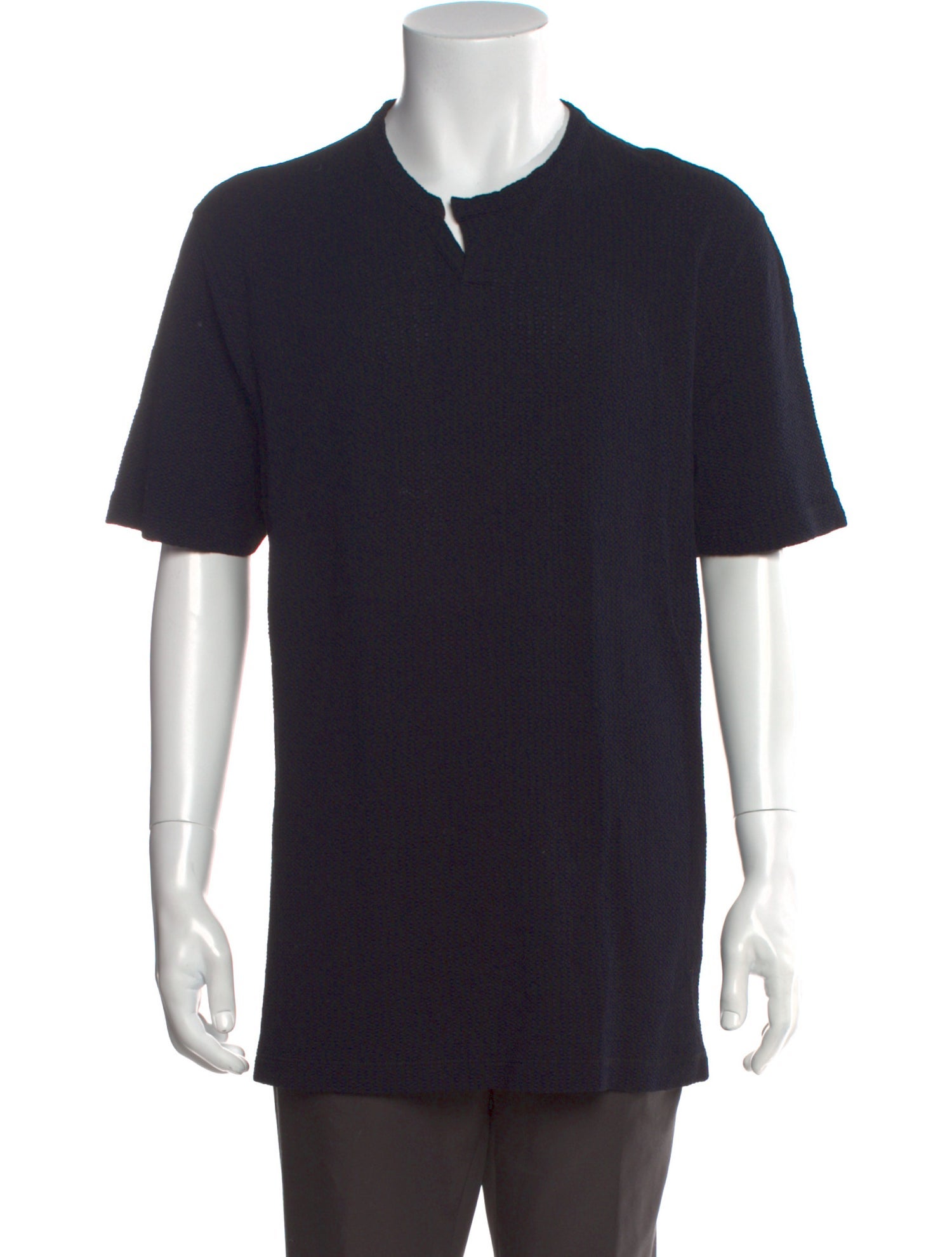 Giorgio Armani Crew Neck Short Sleeve Henley