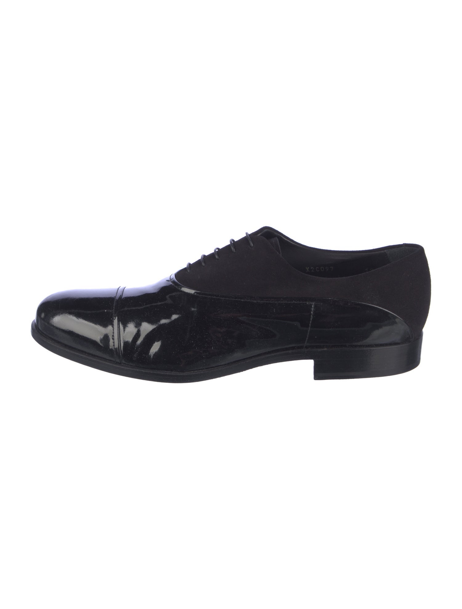 Giorgio Armani Patent Leather Oxfords
