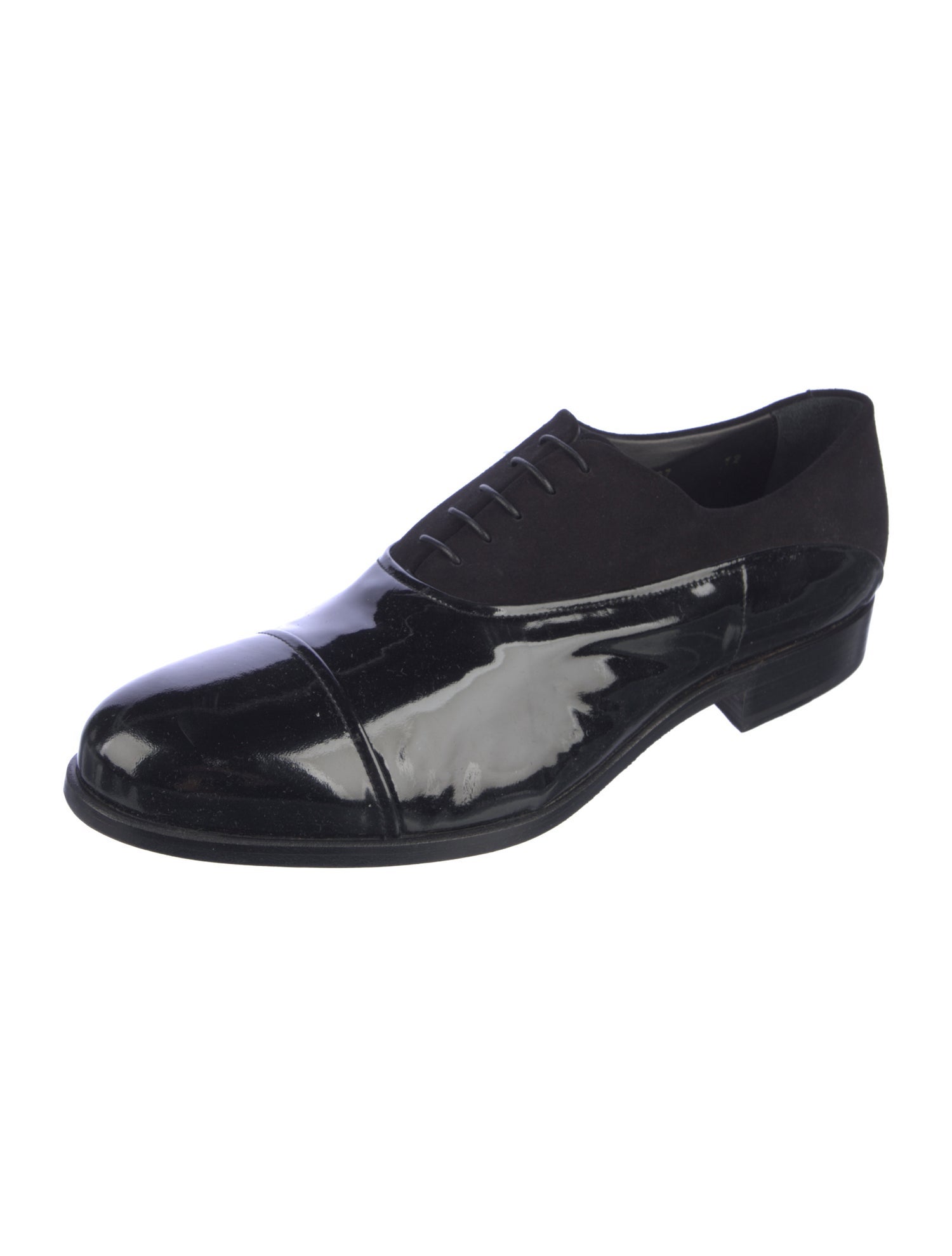 Giorgio Armani Patent Leather Oxfords